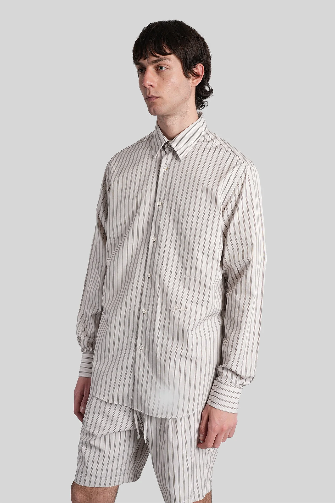 Ralph Shirt in beige cotton - Image 4