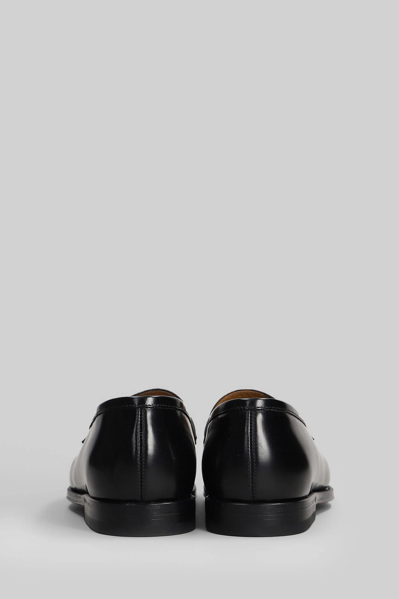 Loafers in black leather - Image 4