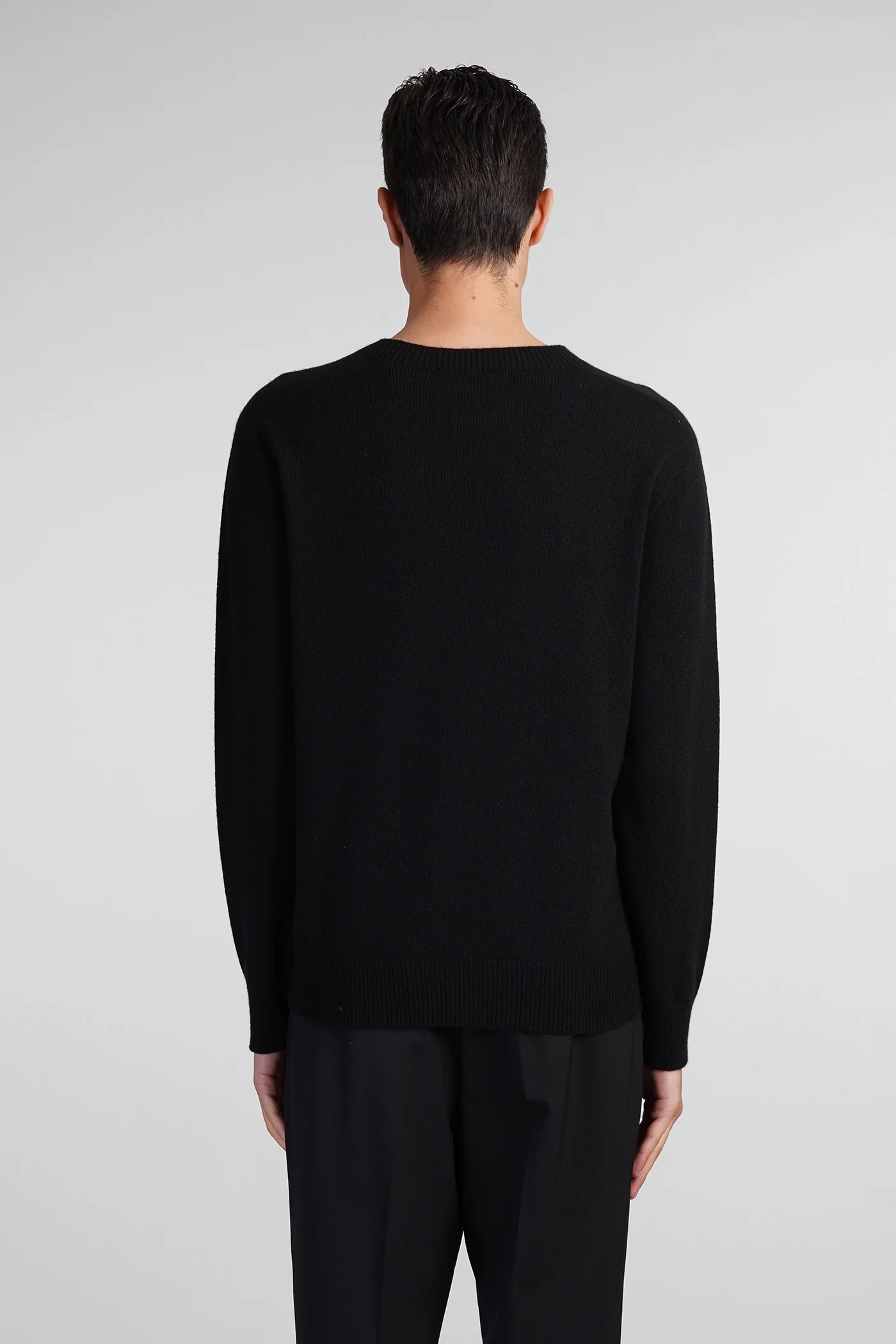 Knitwear in black cashmere - Image 3