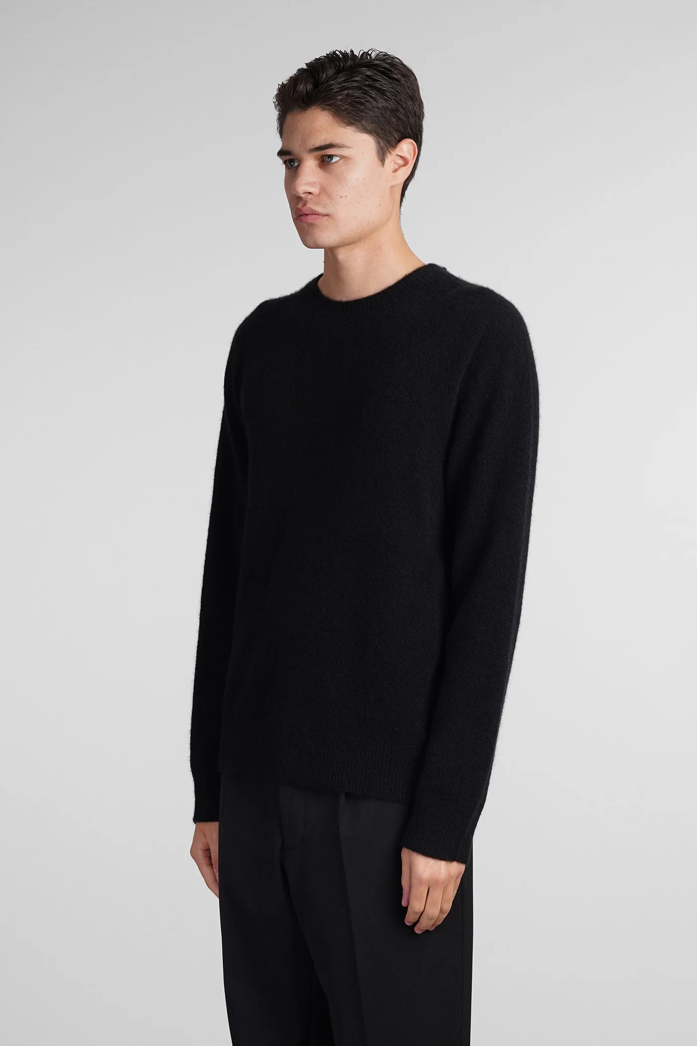 Knitwear in black cashmere - Image 4