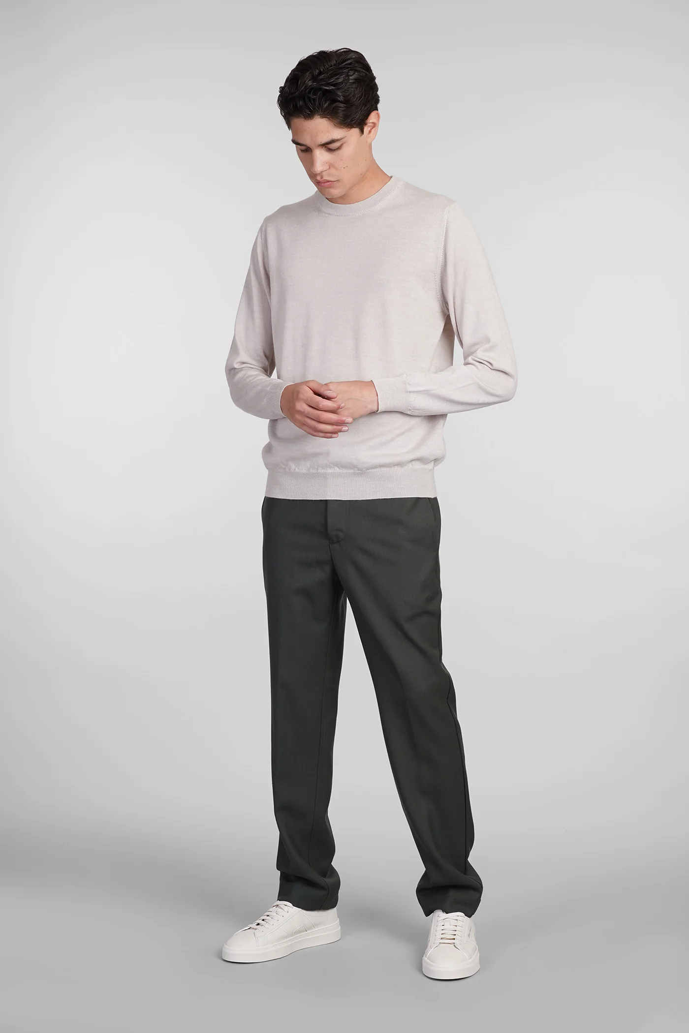 Knitwear in black wool - Image 2