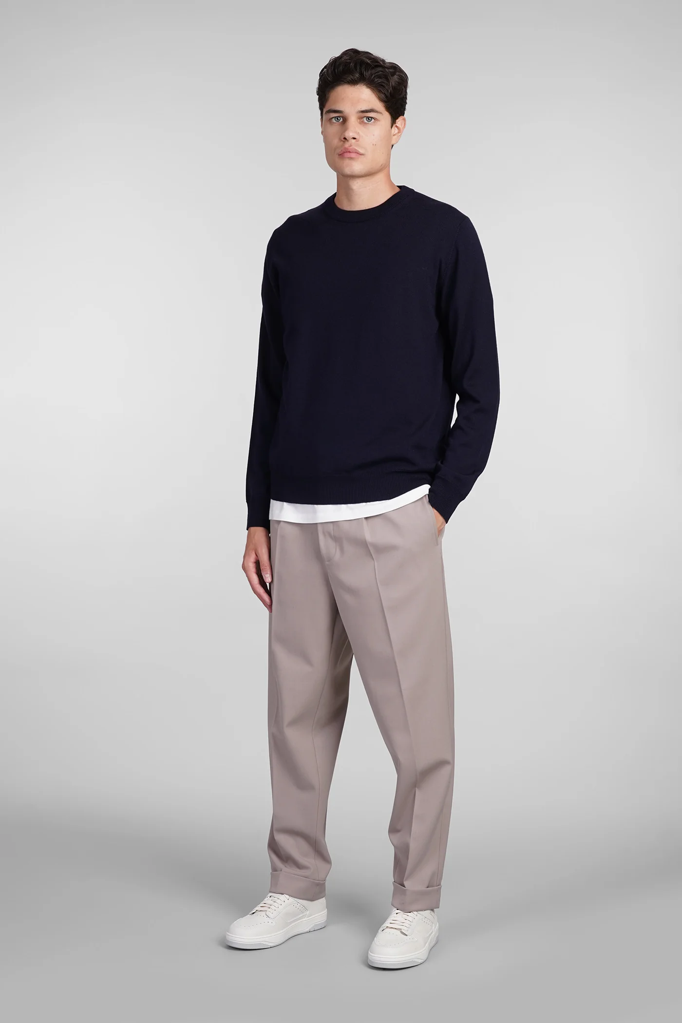 Knitwear in blue wool - Image 2