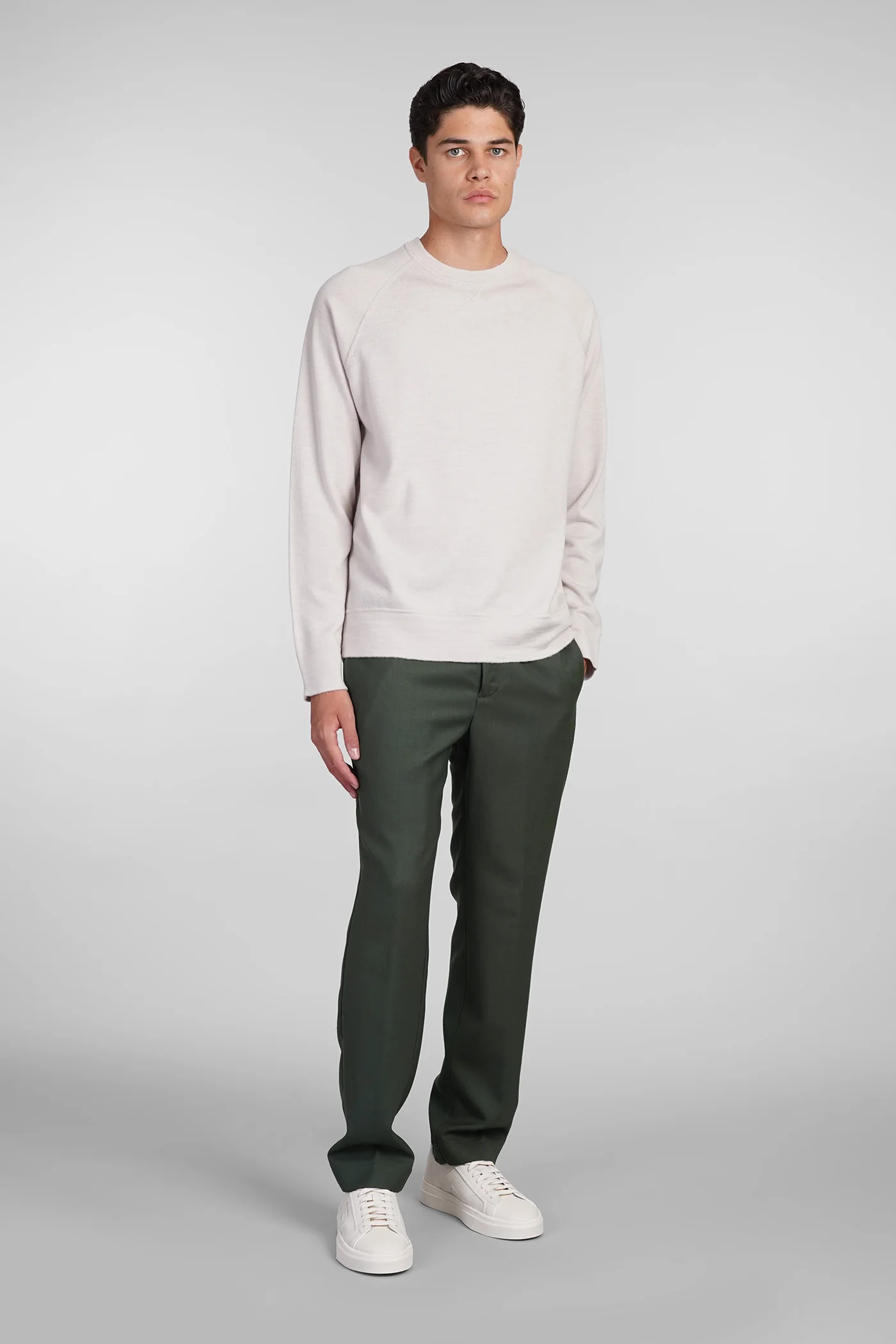 Knitwear in grey wool - Image 2