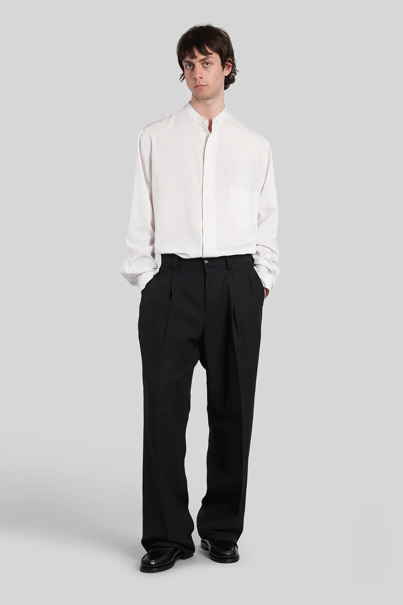 Shirt in white Modal - Image 2