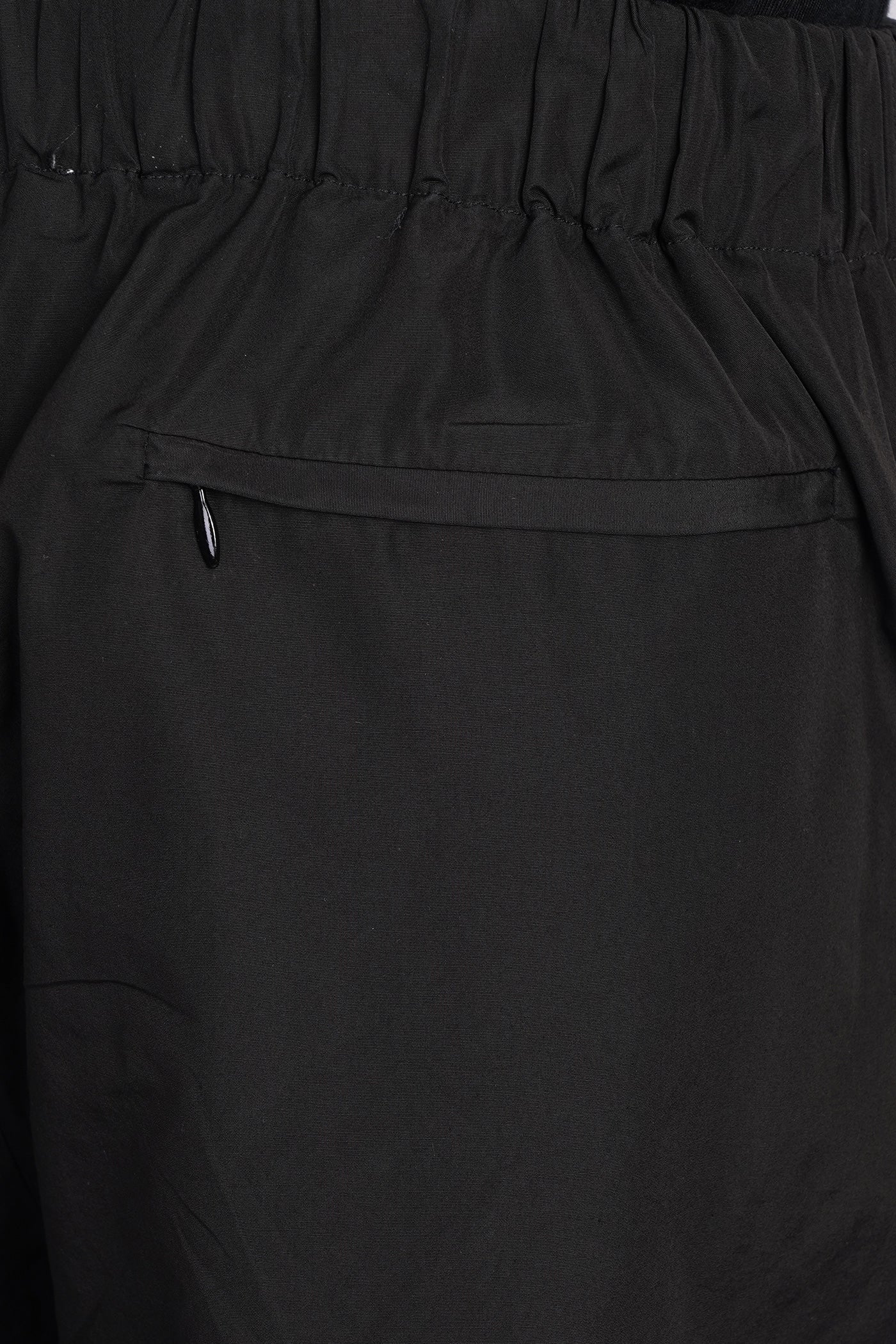 Shorts in black cotton - Image 5