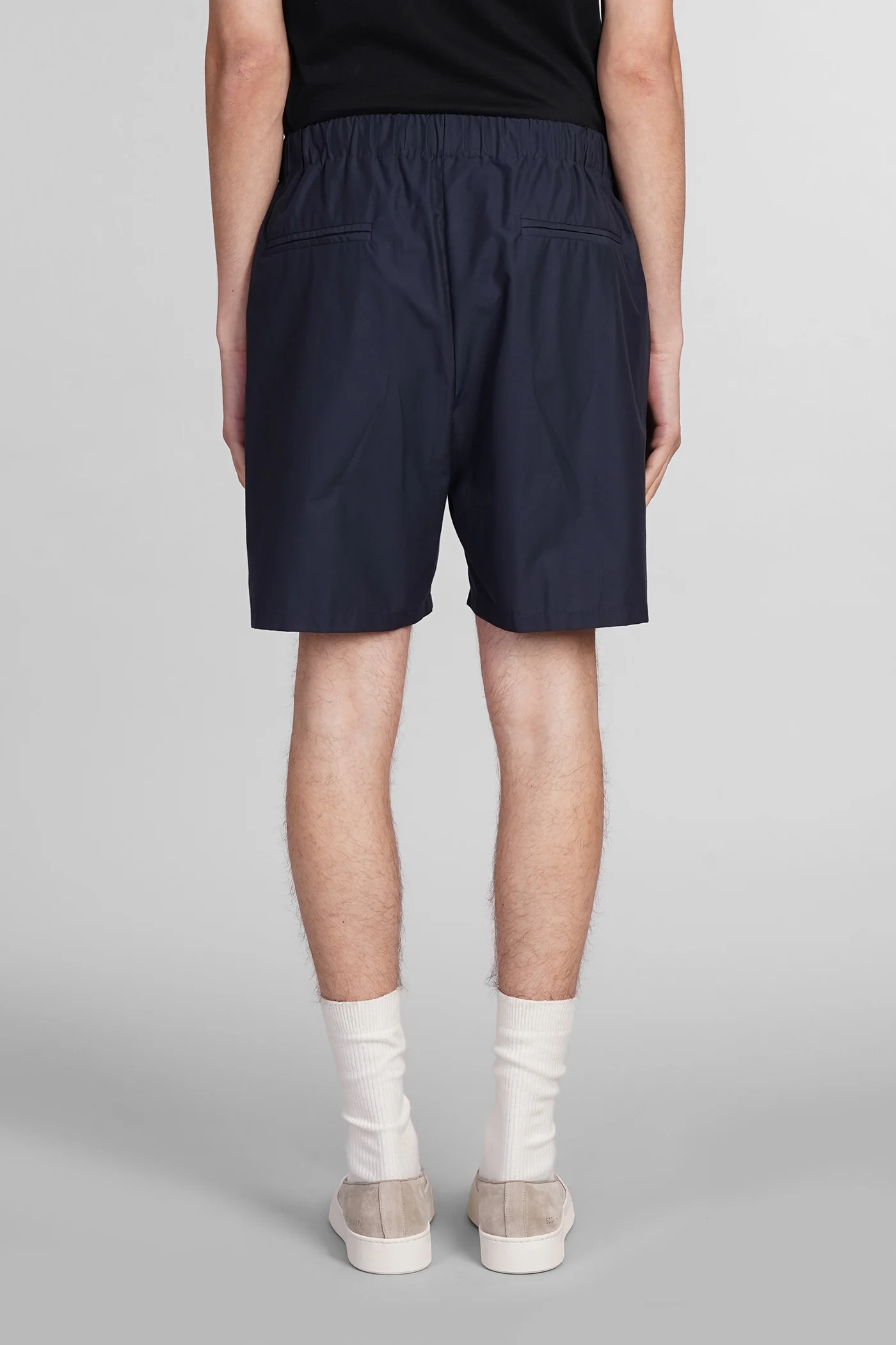 Shorts in blue cotton - Image 3