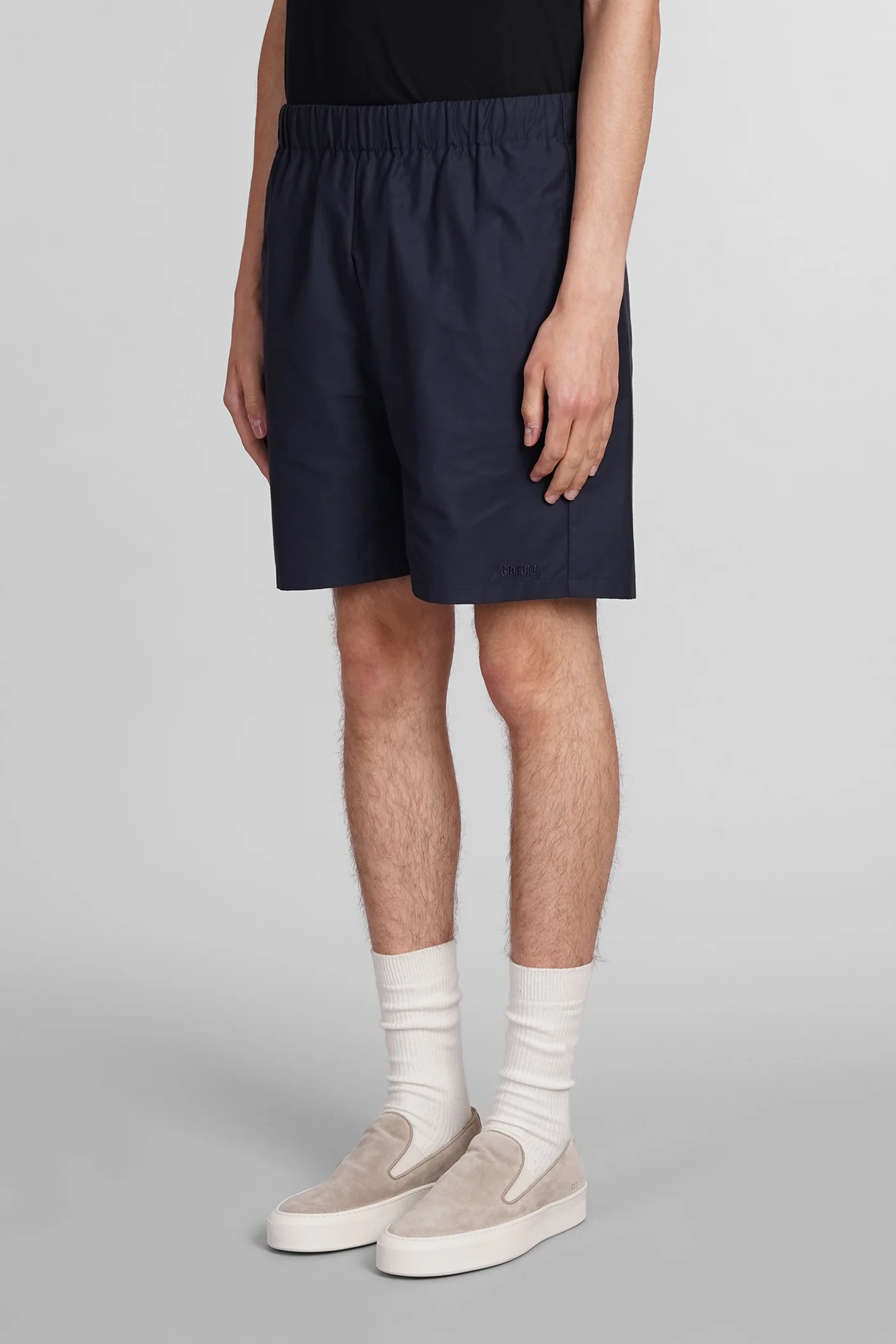 Shorts in blue cotton - Image 4