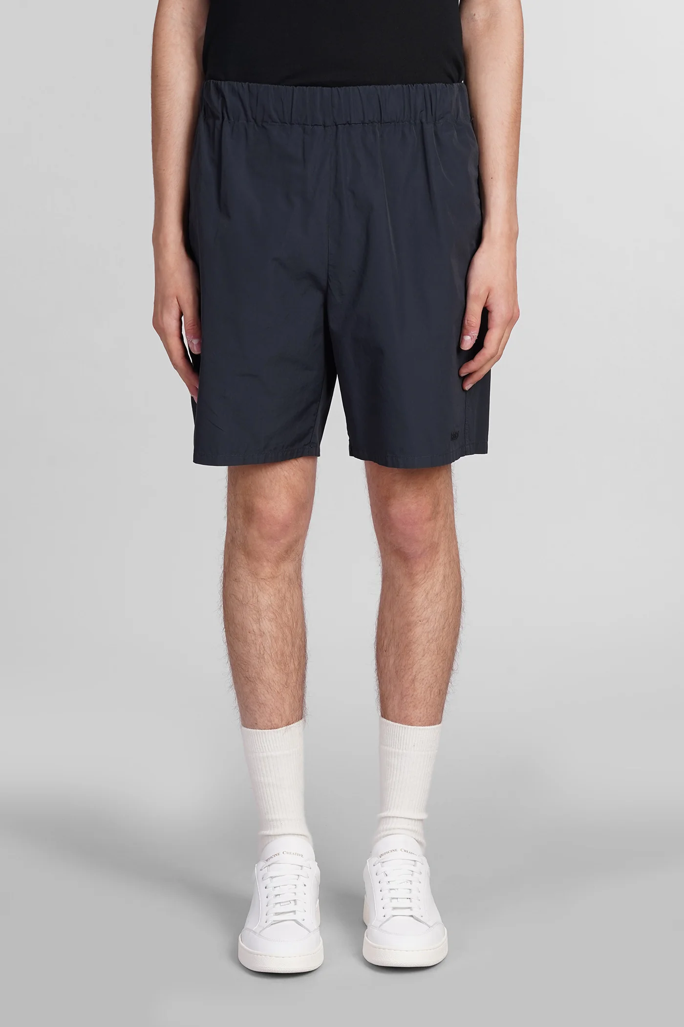 Shorts in blue cotton