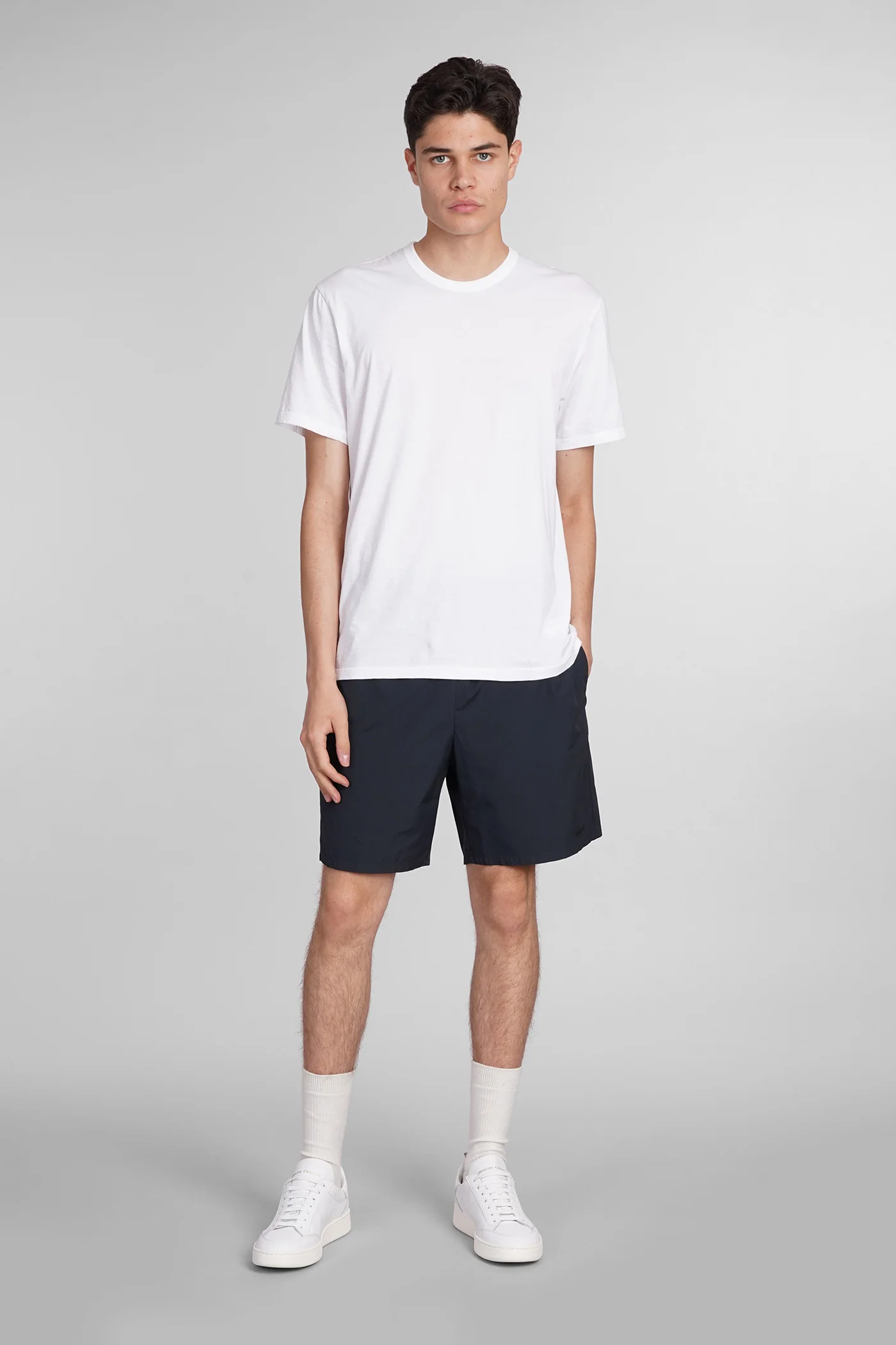 Shorts in blue cotton - Image 2