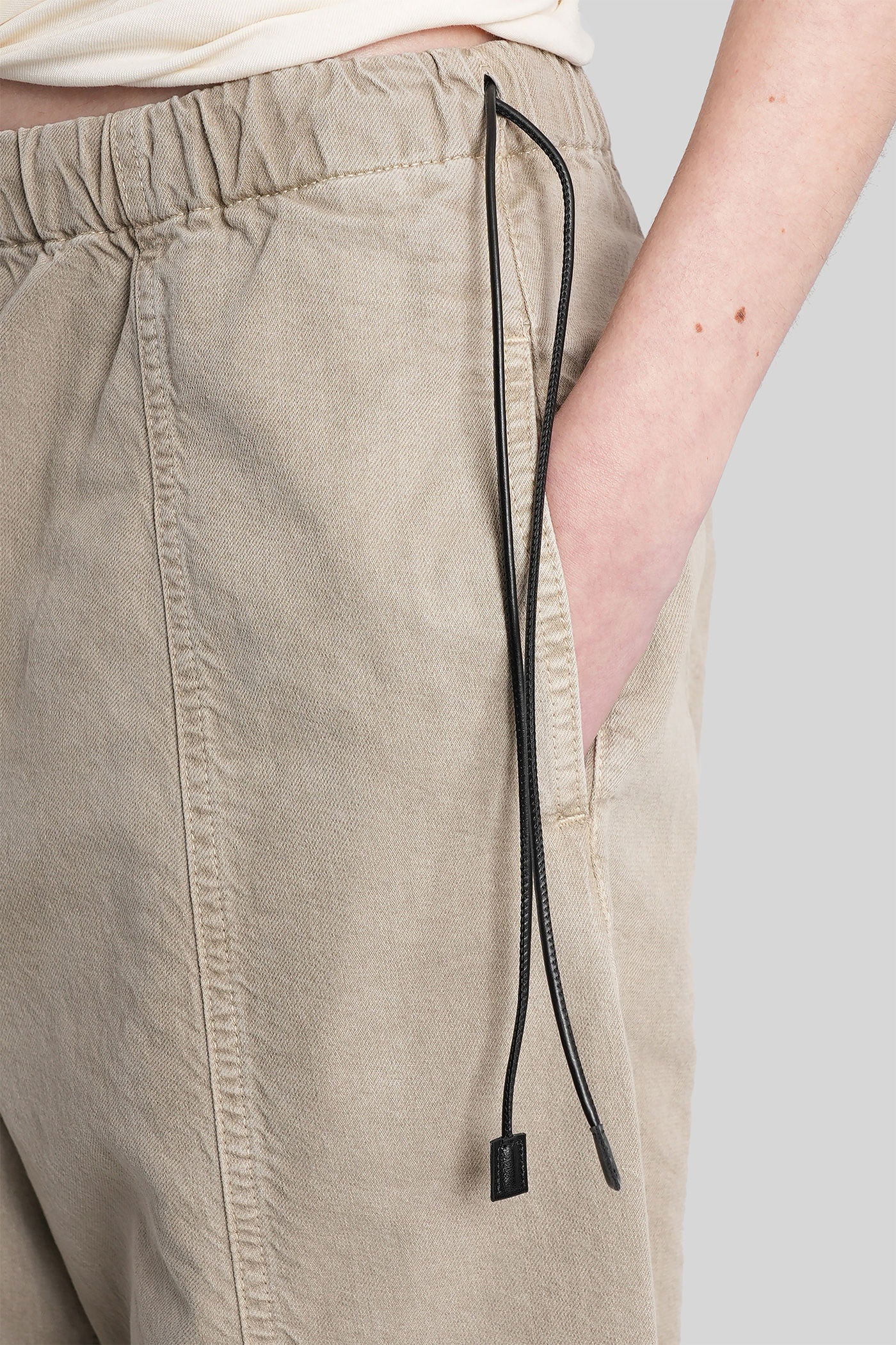 Angel Pants in beige cotton - Image 5