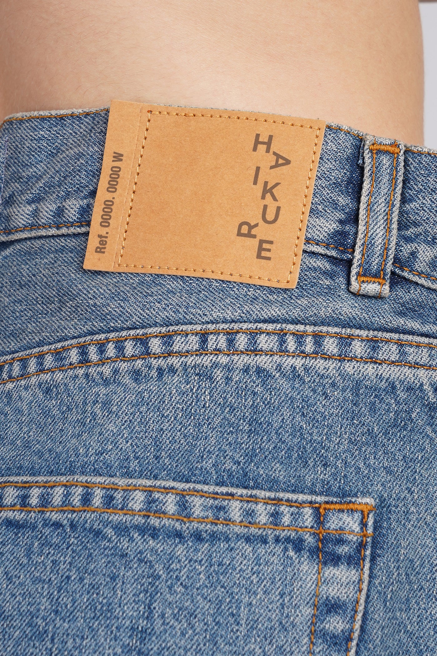 Belle Shorts in blue cotton - Image 5