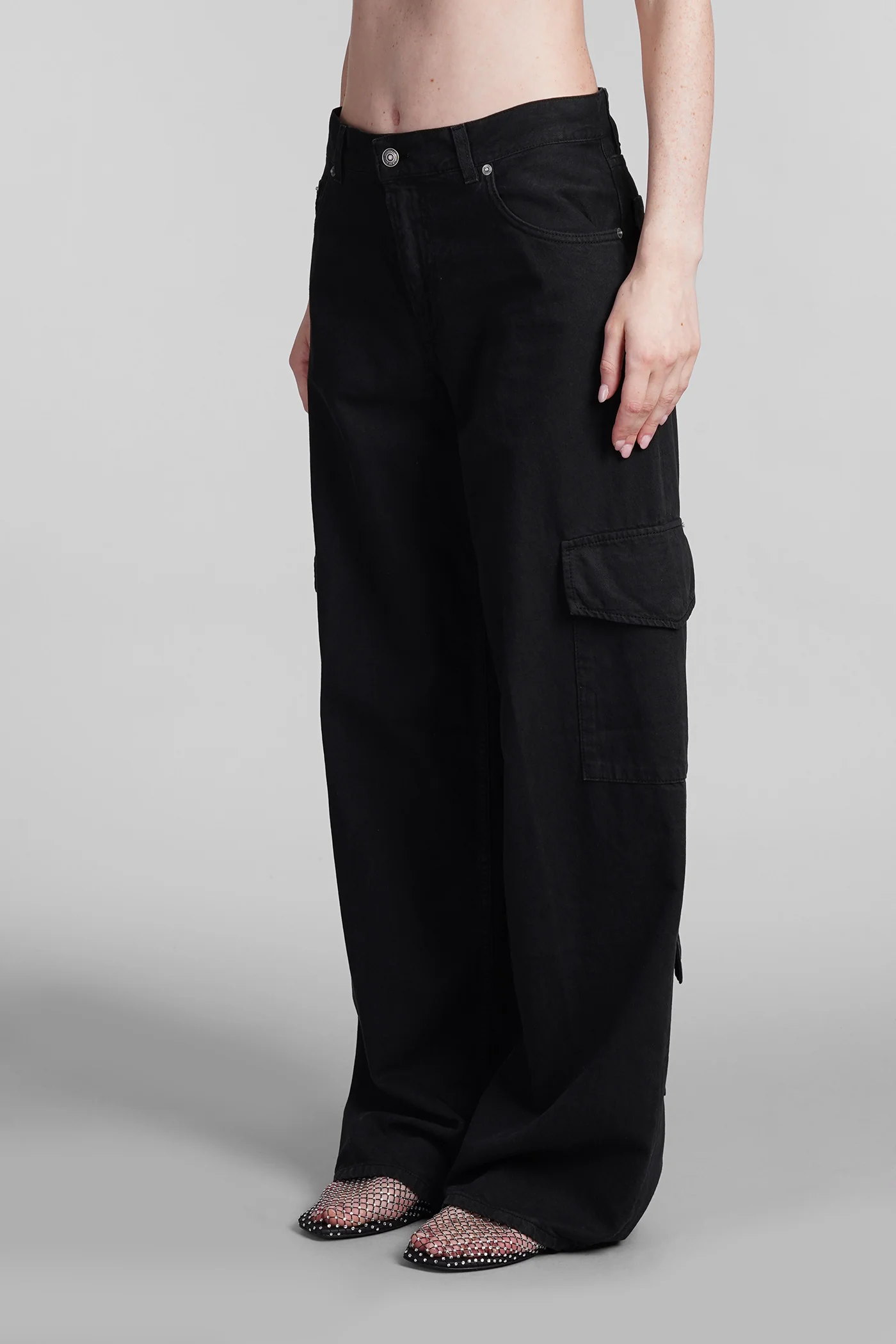 Bethany Jeans in black cotton - Image 4