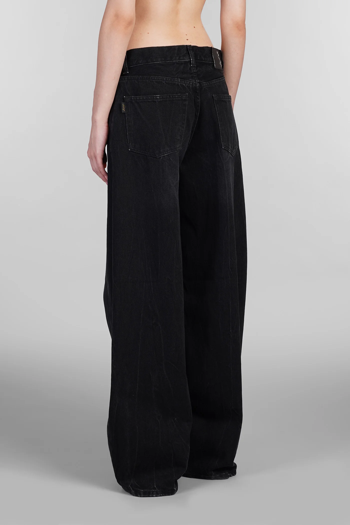 Bethany Jeans in black cotton - Image 3