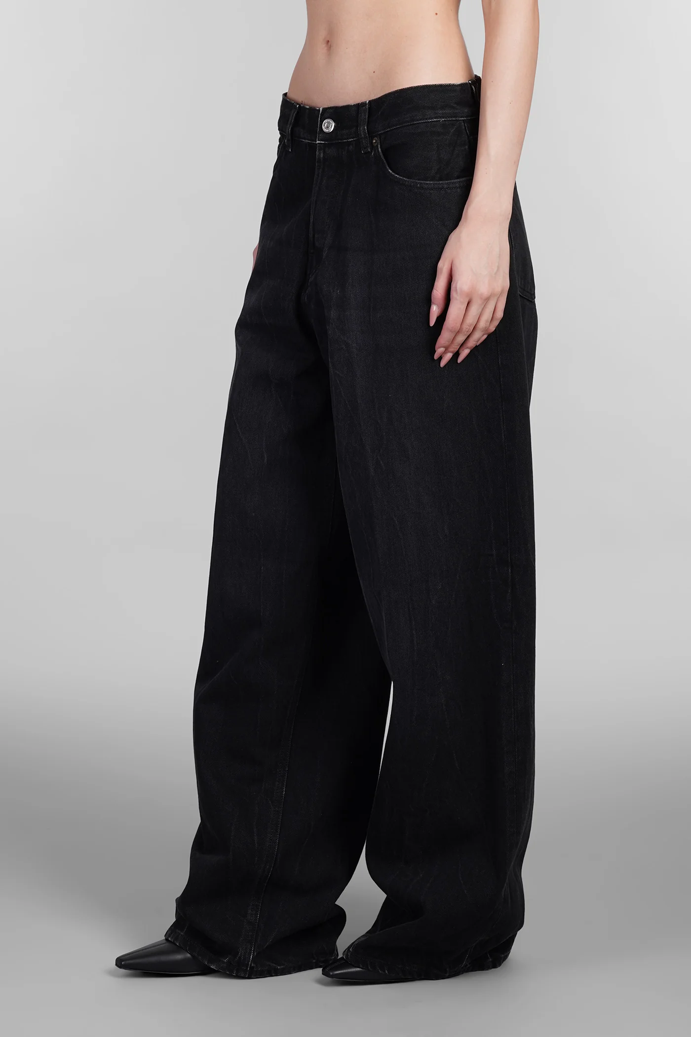 Bethany Jeans in black cotton - Image 4