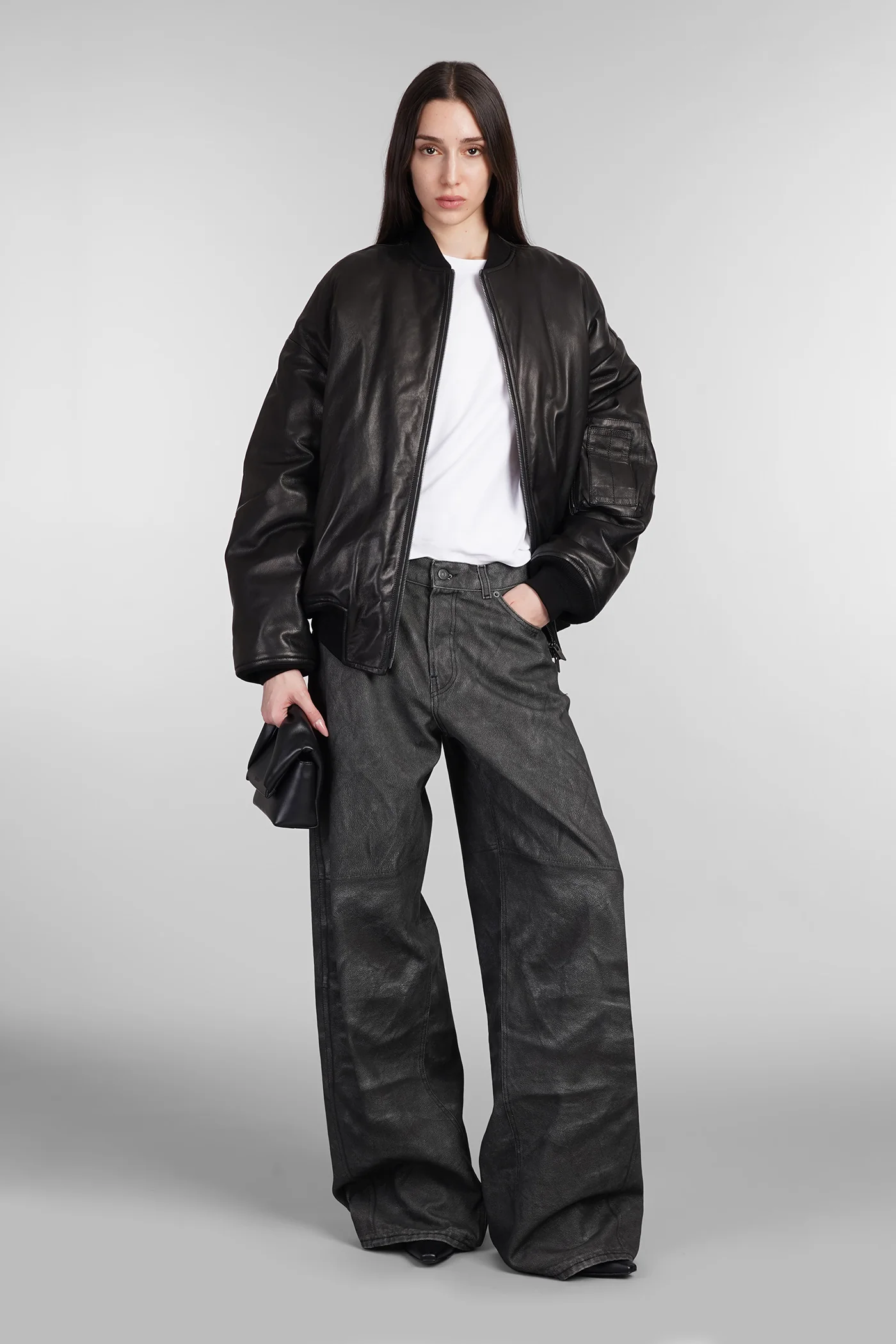 Bethany Jeans in black cotton - Image 2