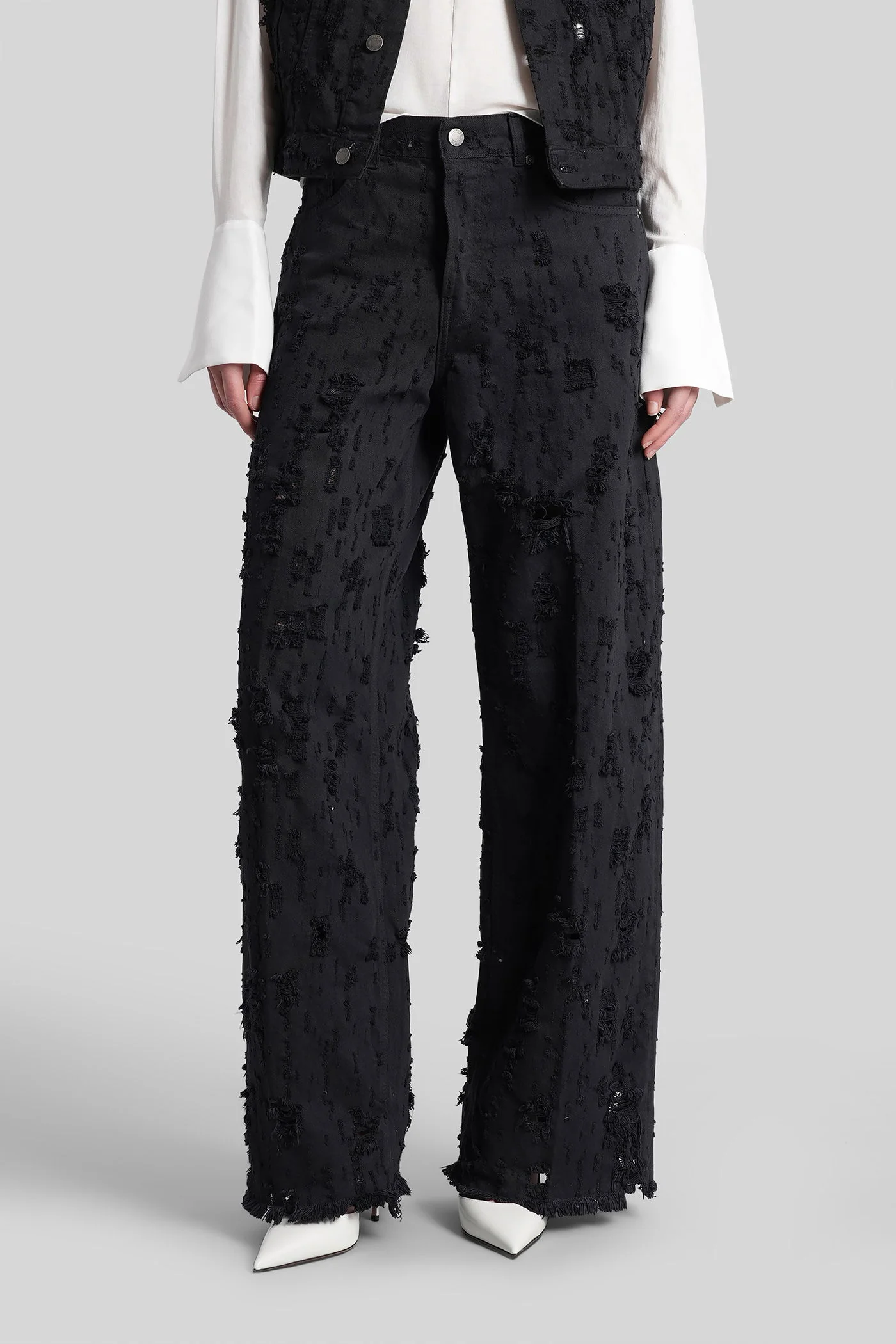 Bethany Jeans in black cotton