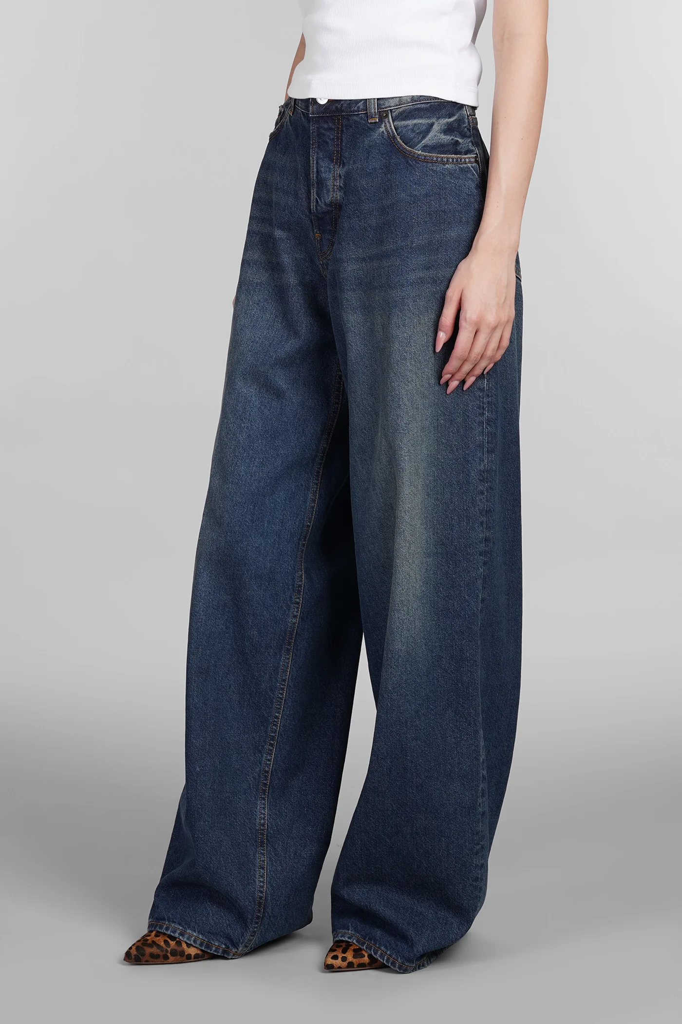 Bethany Jeans in blue cotton - Image 4