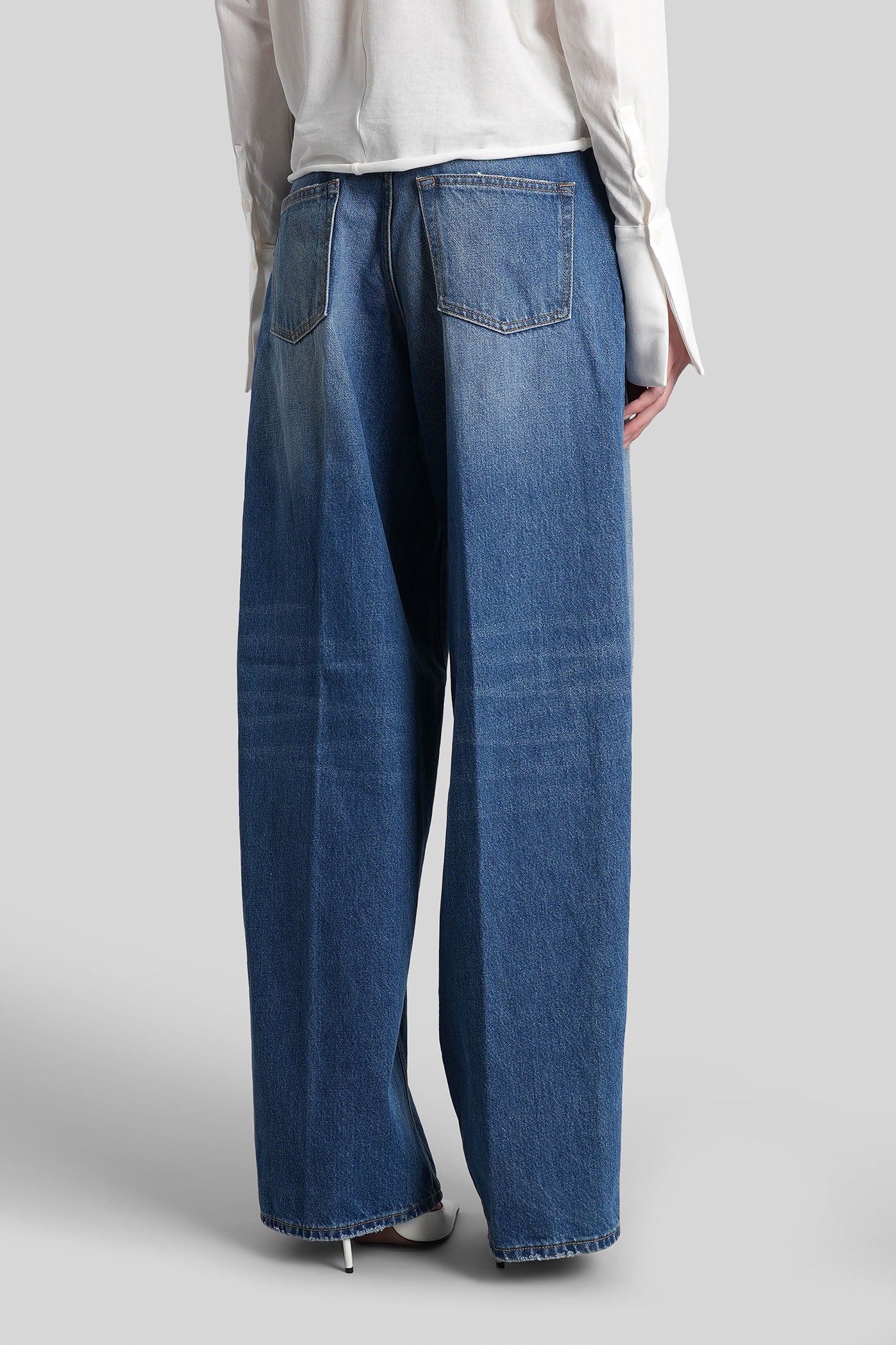 Bethany Jeans in blue cotton - Image 3