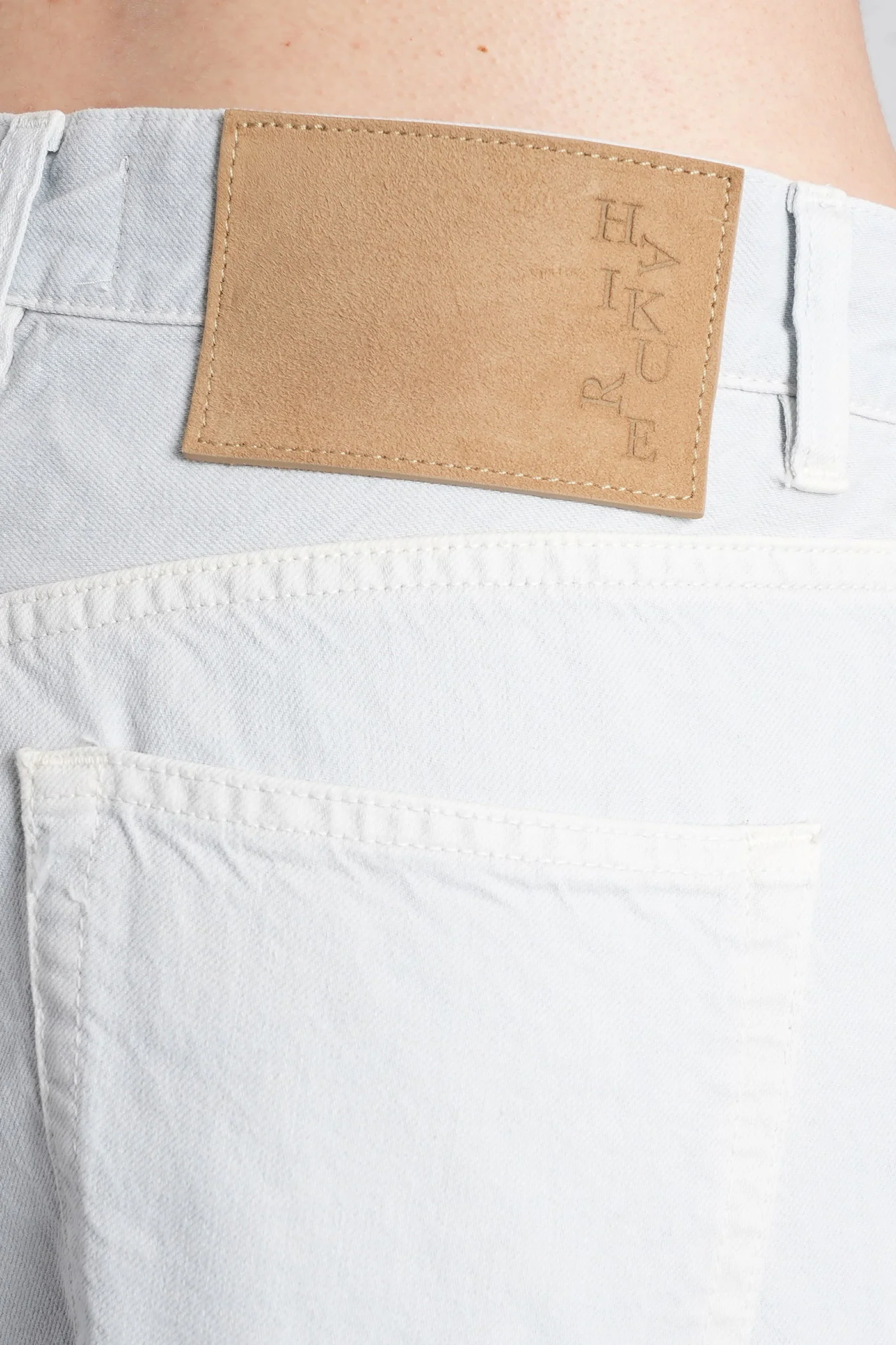 Bethany Jeans in cyan cotton - Image 5