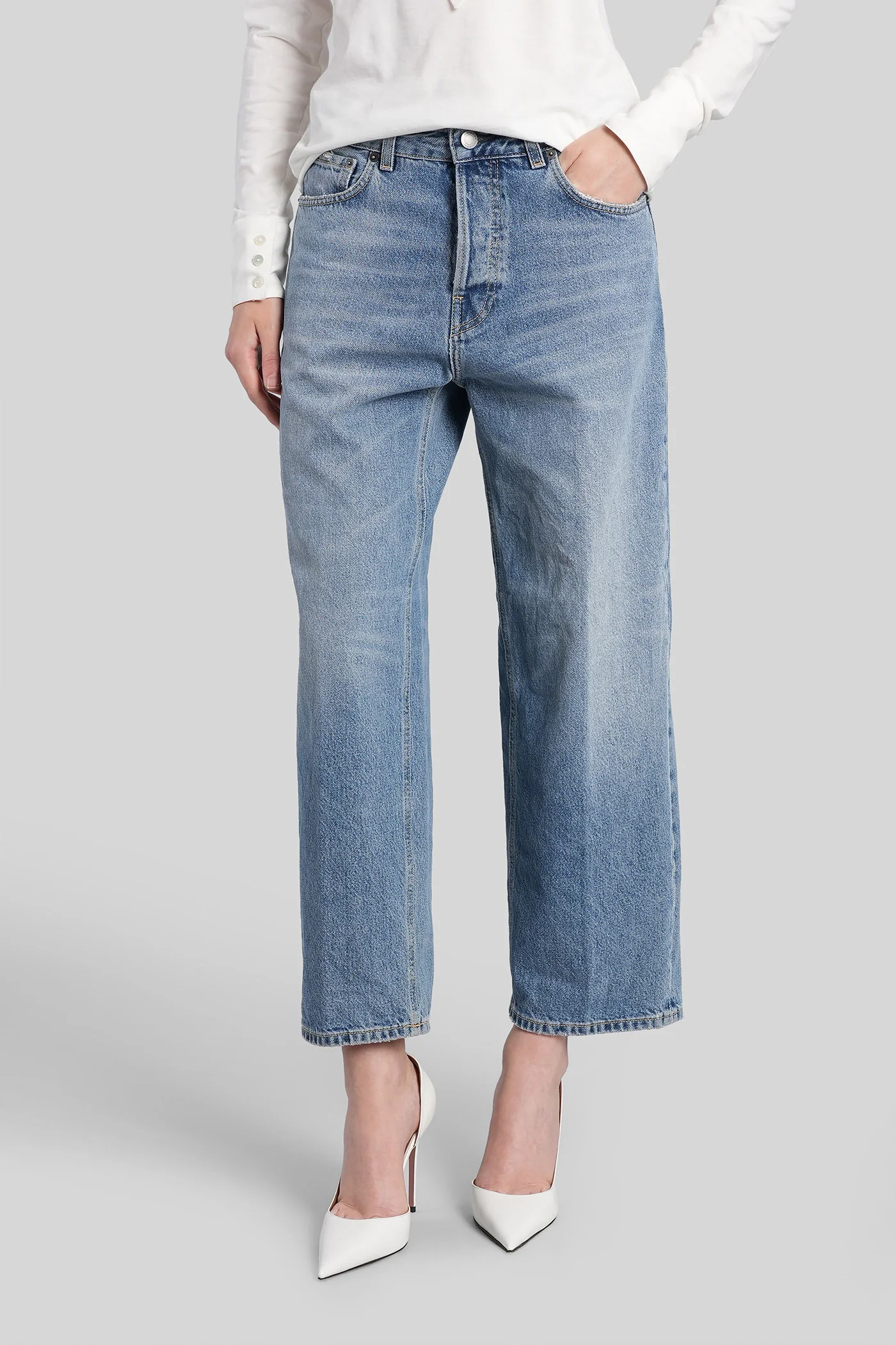 Betty Jeans in blue cotton