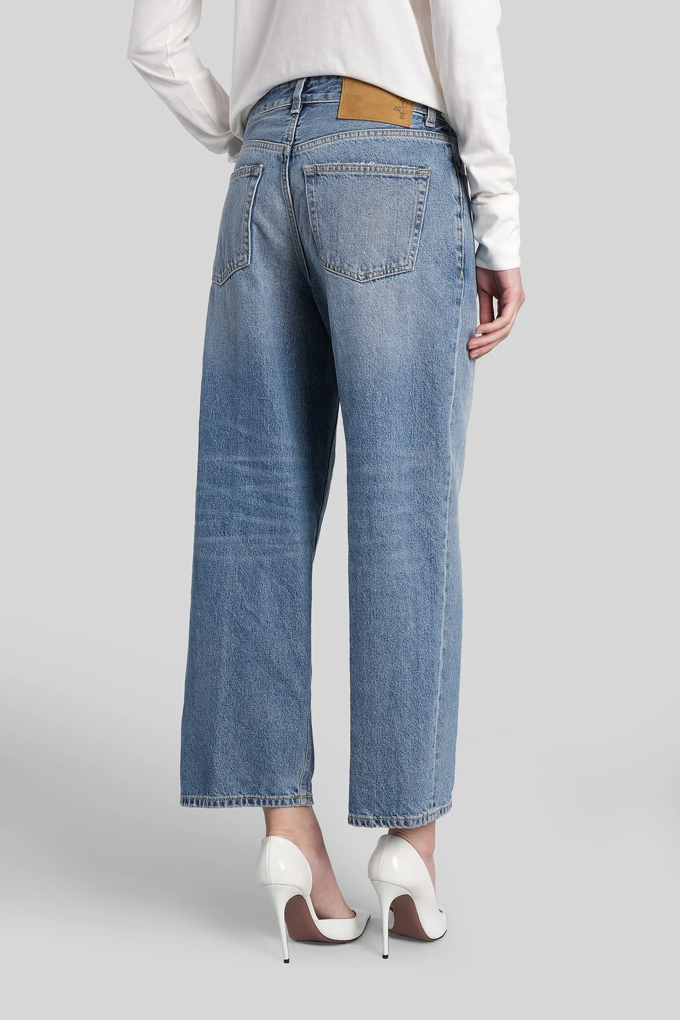 Betty Jeans in blue cotton - Image 3
