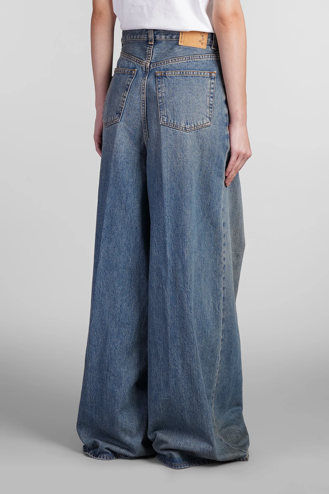 Big bethany Jeans in blue cotton - Image 3