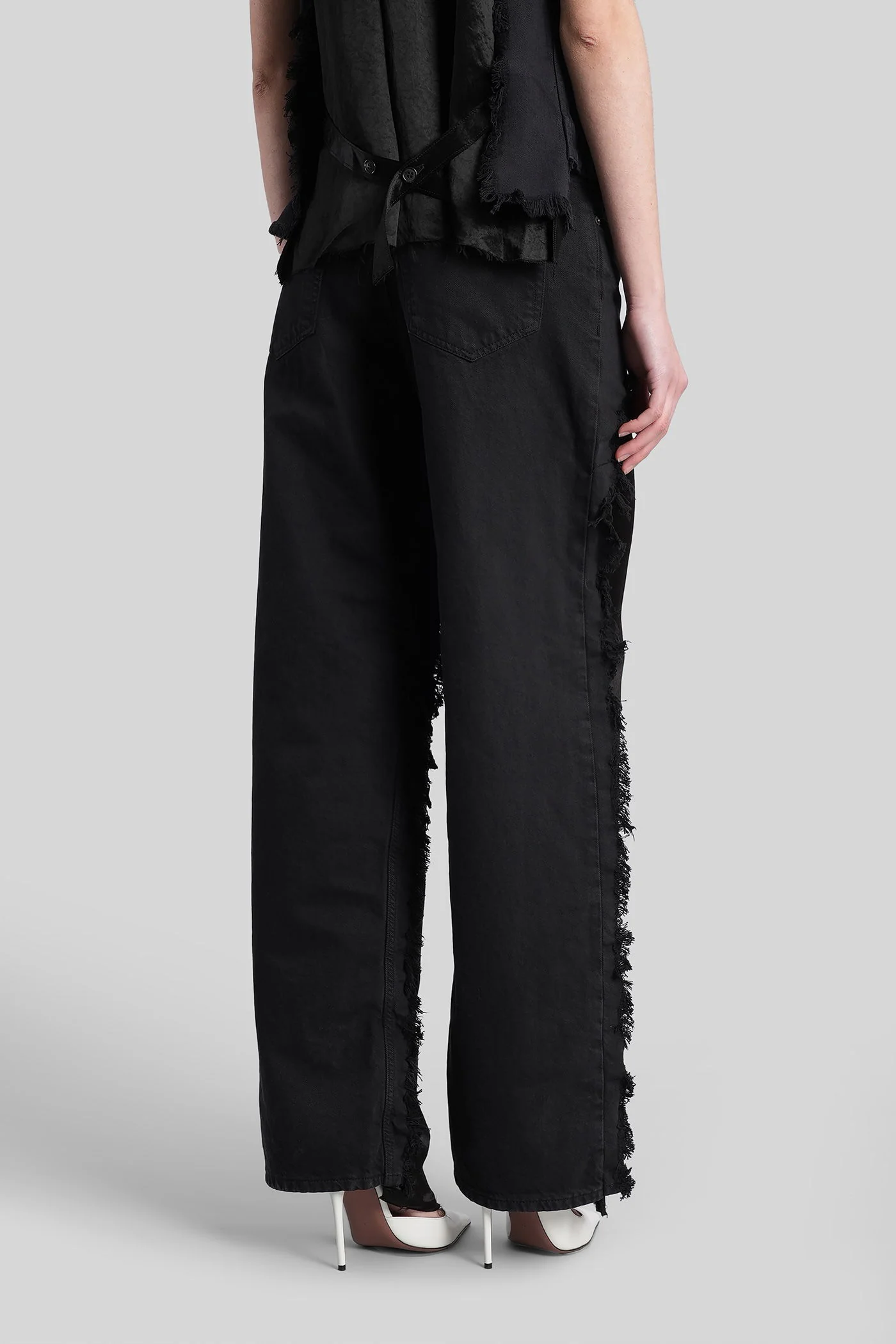 Bonnie Jeans in black cotton - Image 3