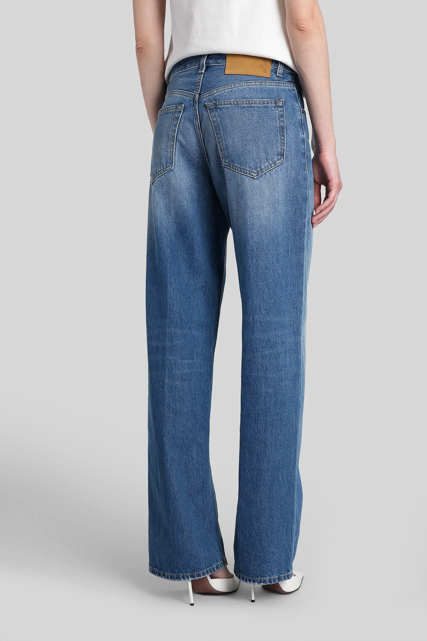 Bonnie Jeans in blue cotton - Image 2