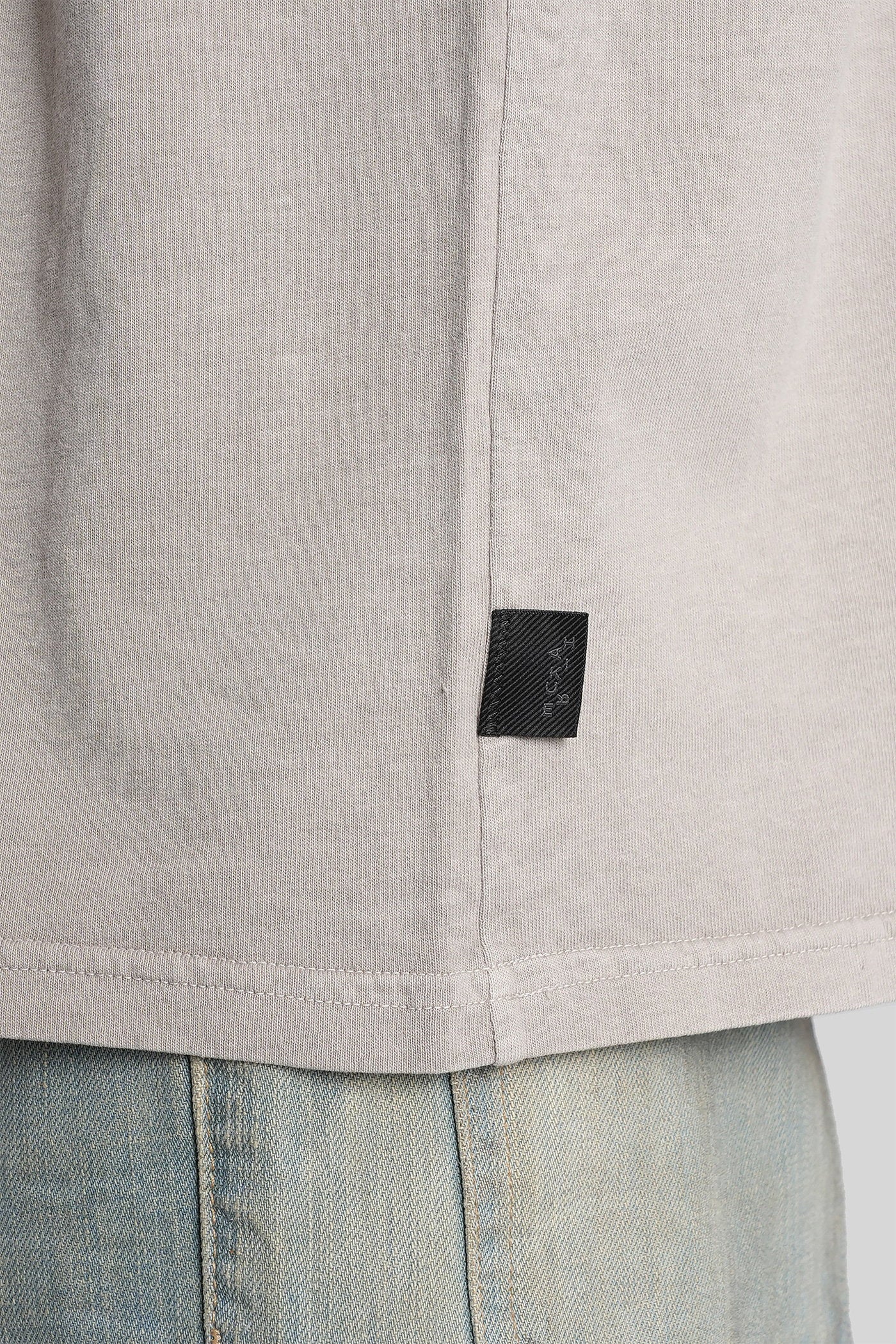 Dave T-Shirt in grey cotton - Image 5