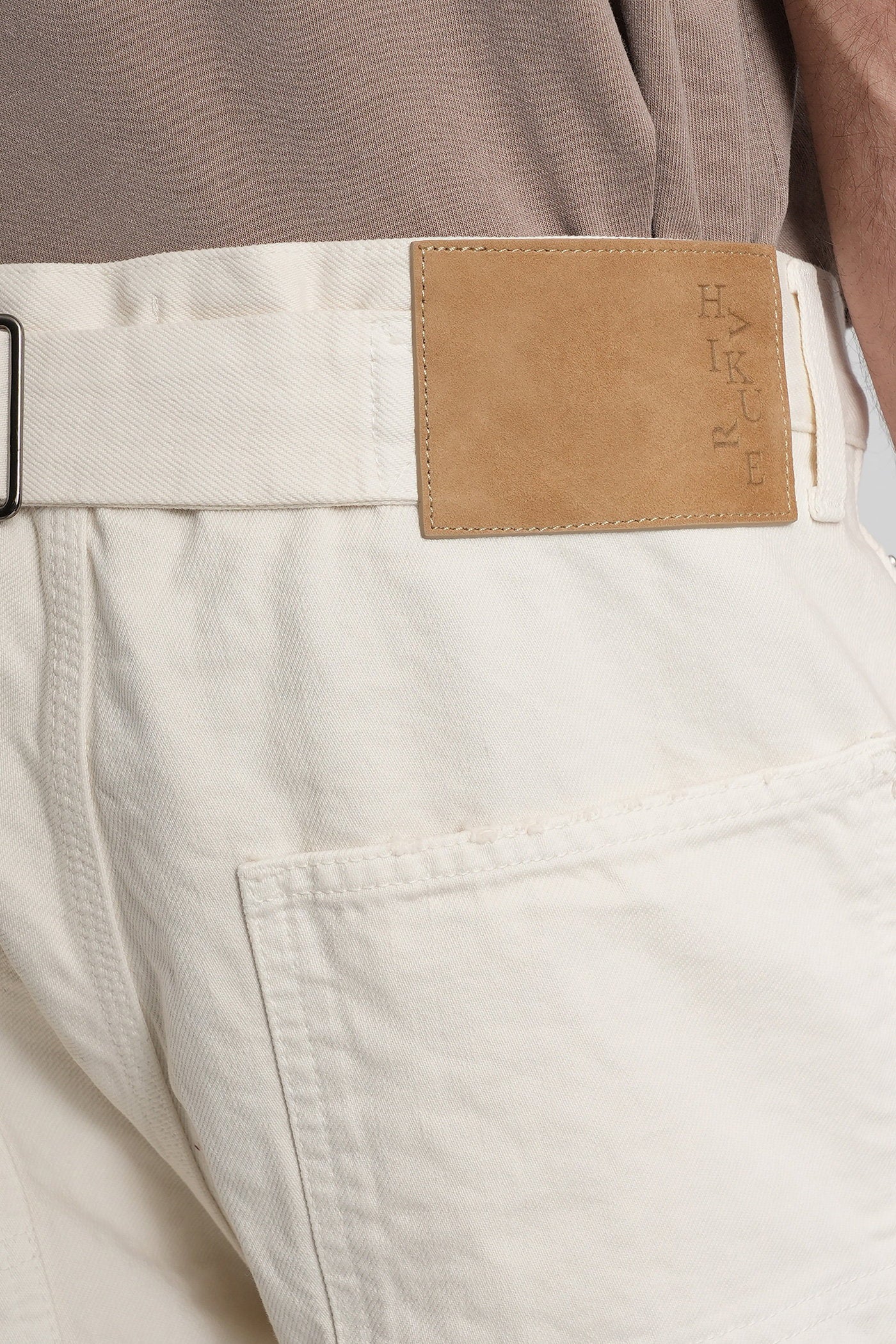 Dillon Jeans in beige cotton - Image 5