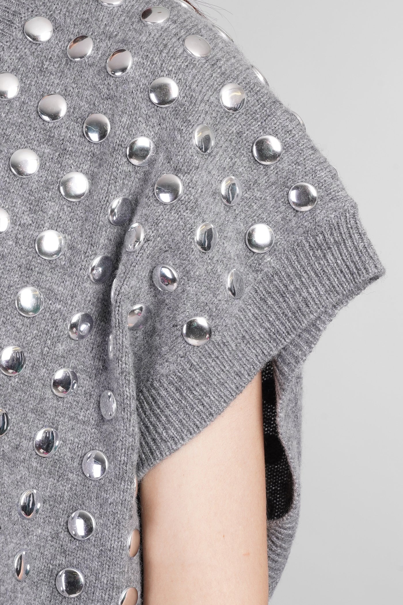 Geri Vest in grey wool - Image 5