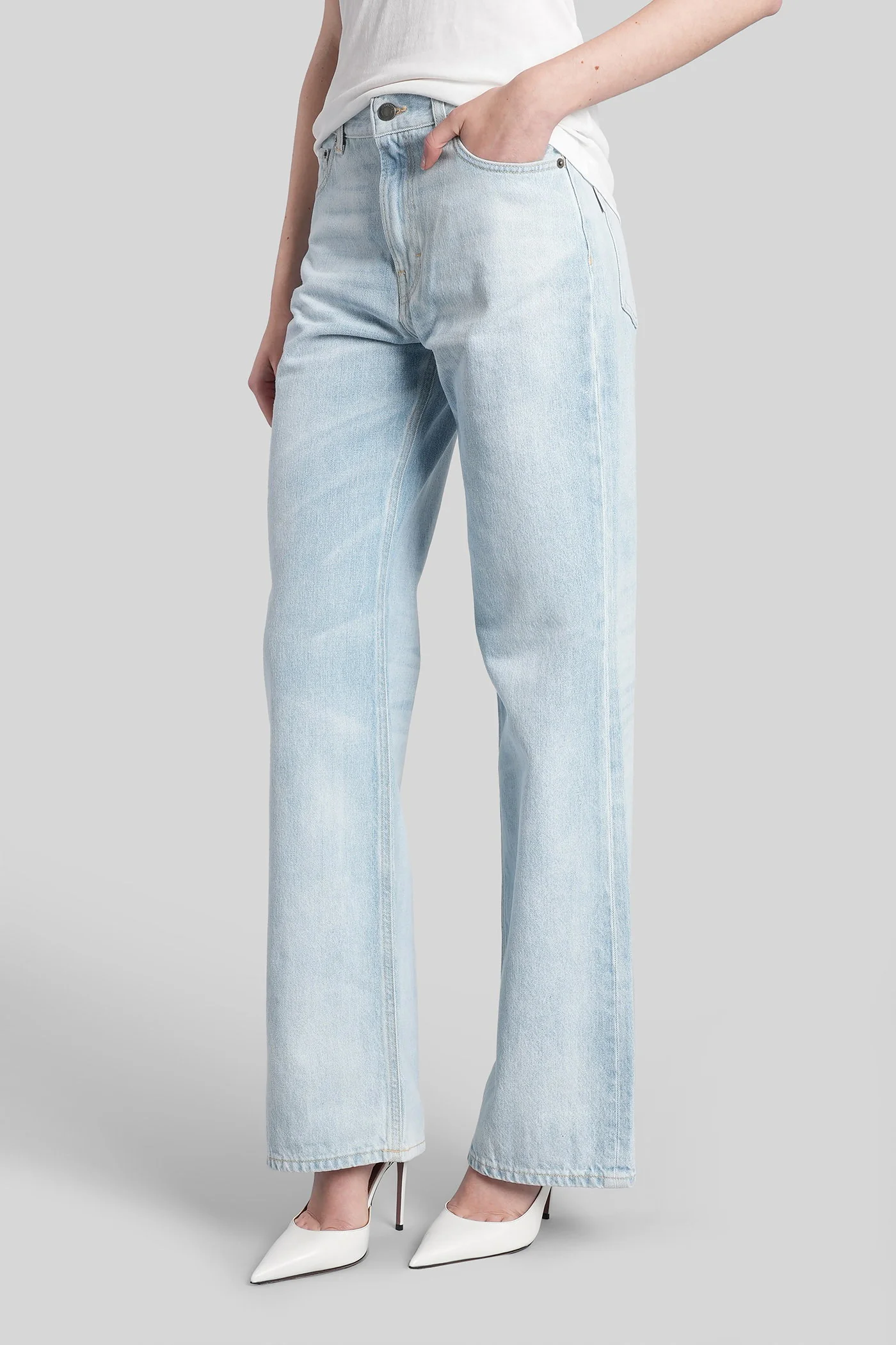Korea Jeans in blue cotton - Image 4