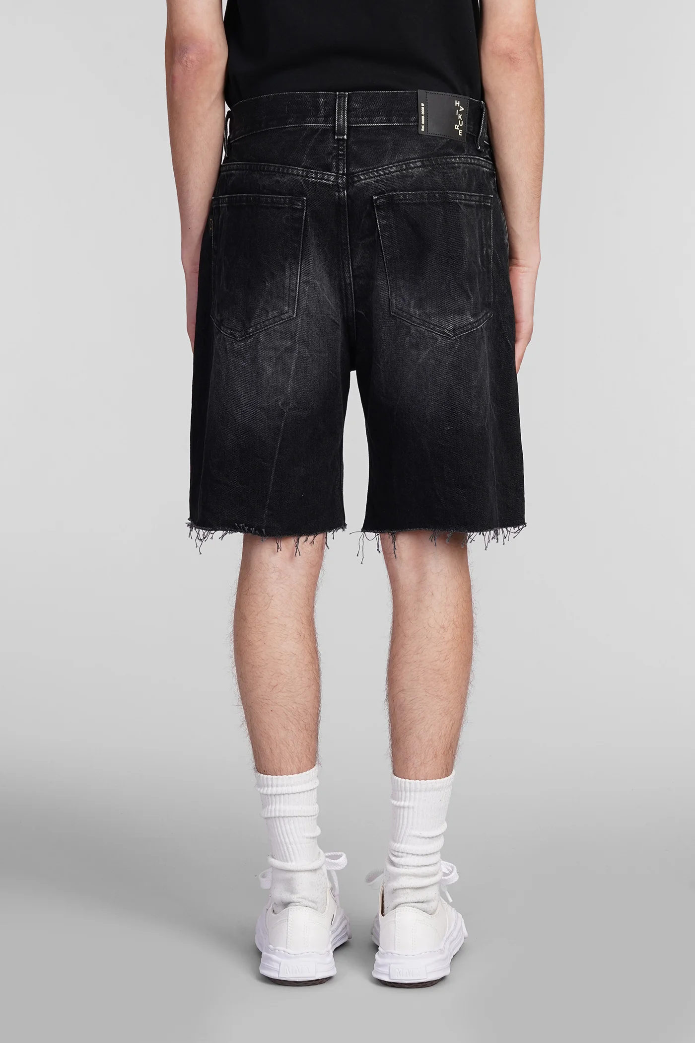 Louise Shorts in black cotton - Image 3