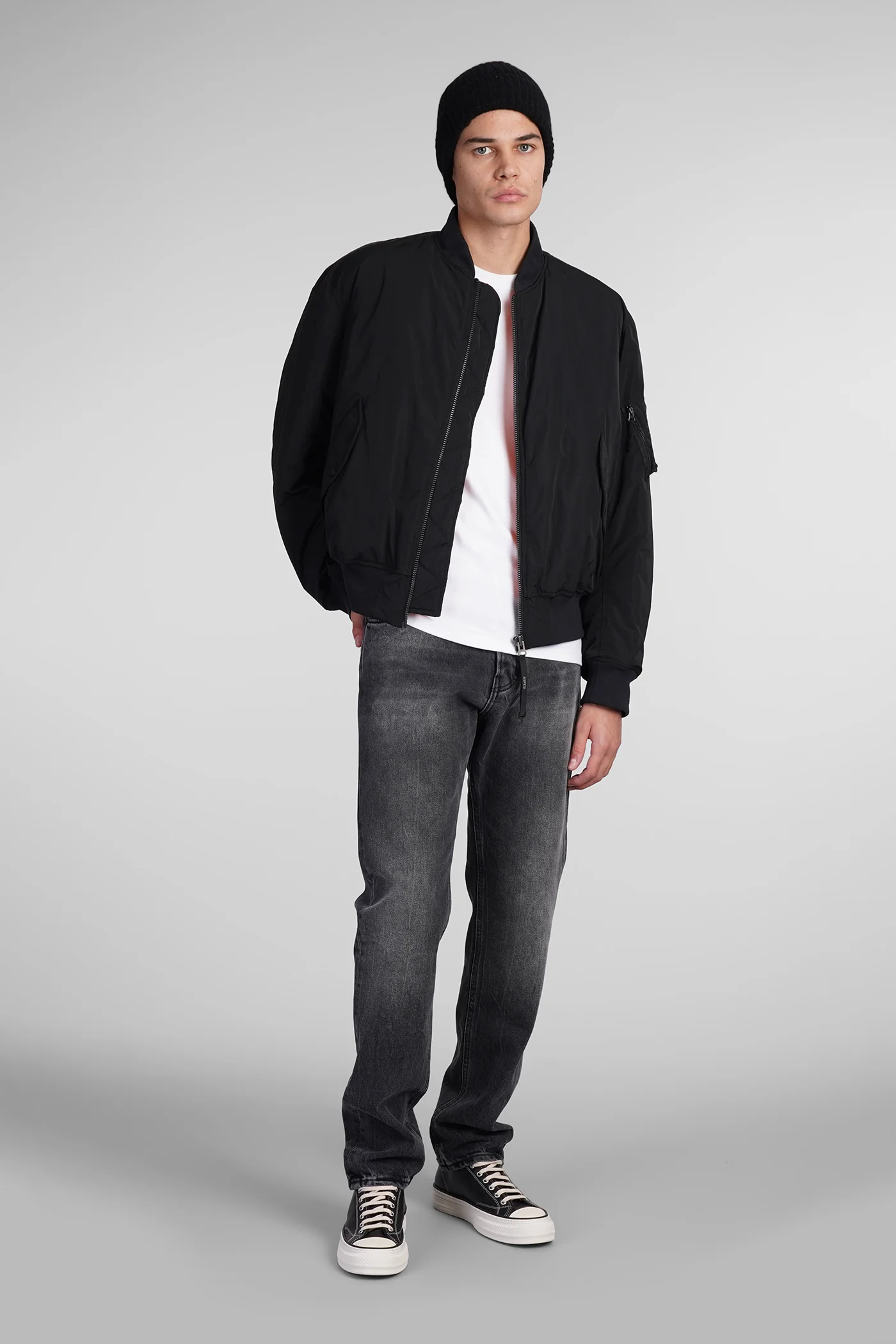 Tokyo Jeans in black cotton - Image 2