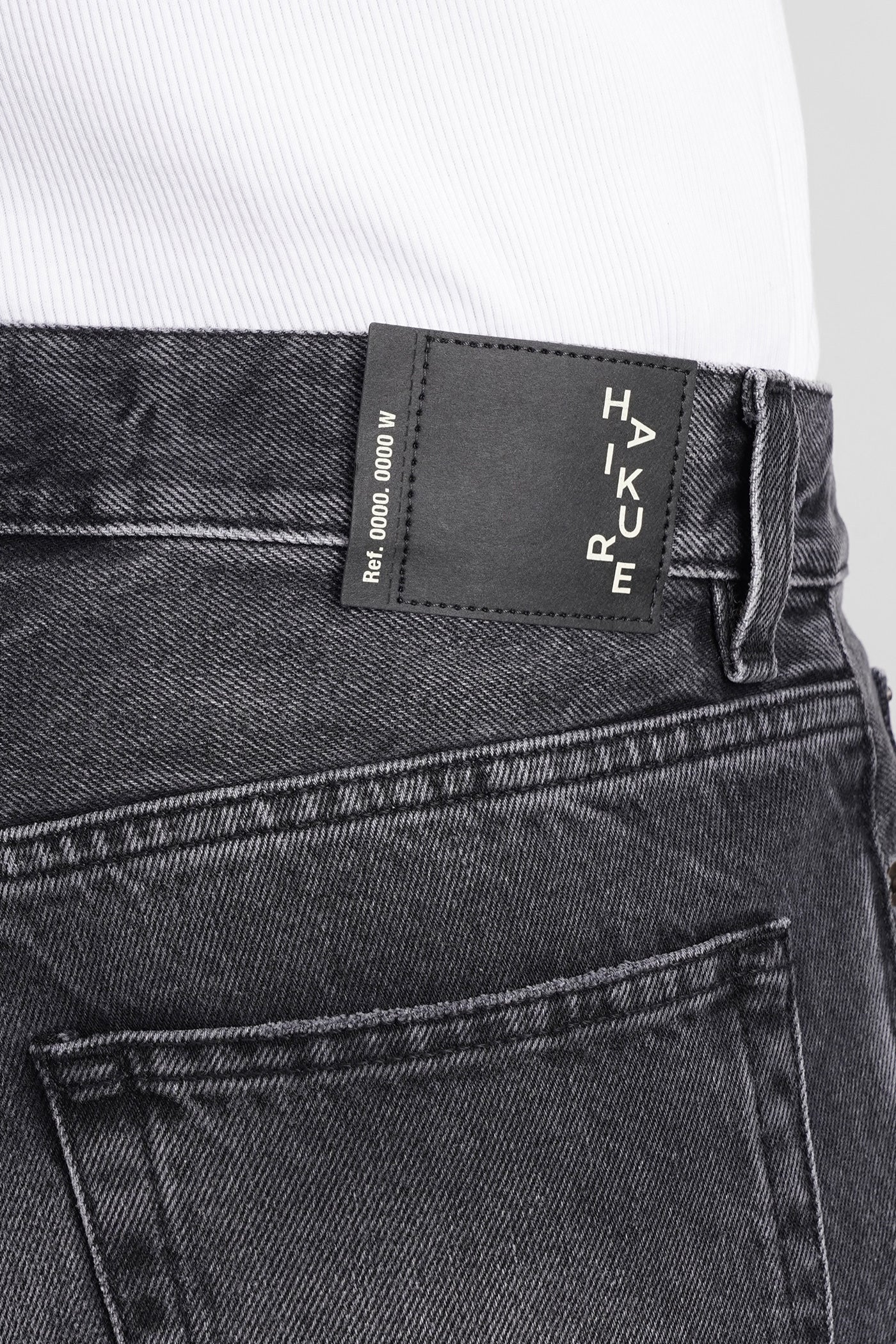 Tokyo Jeans in black cotton - Image 5