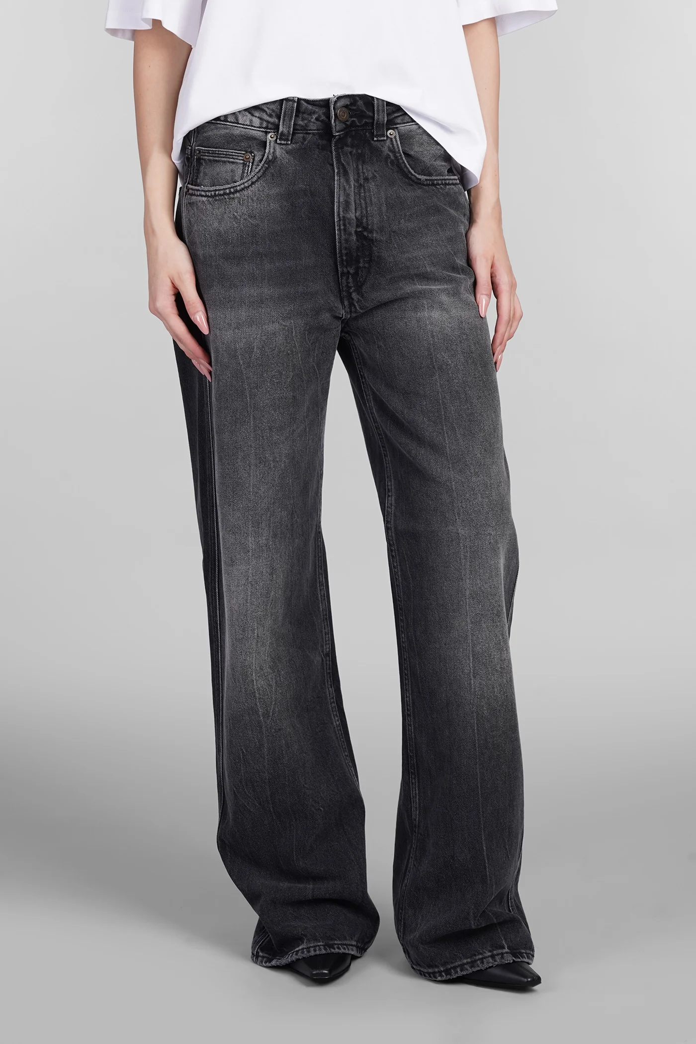 Winona Jeans in black cotton