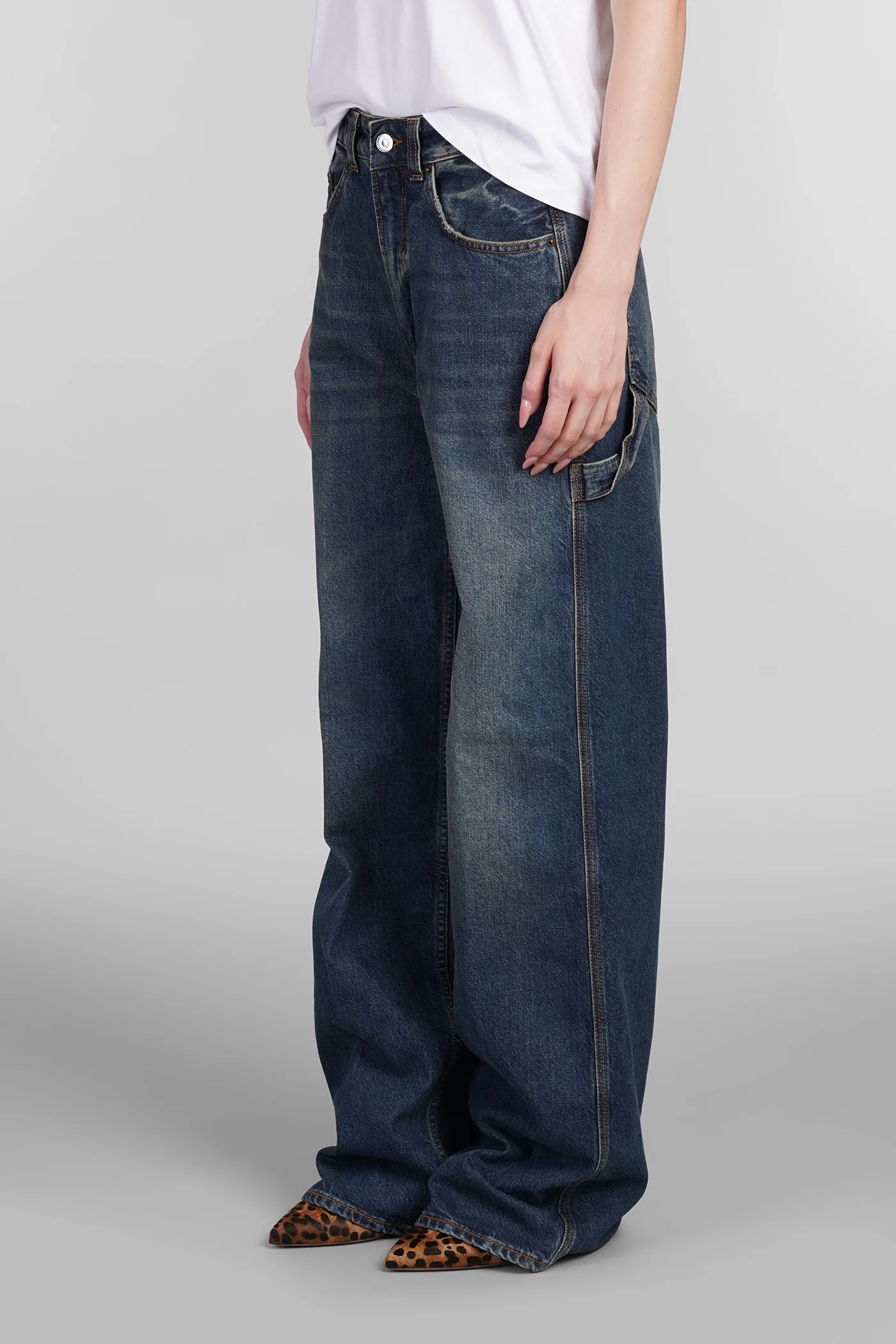 Winona Jeans in blue cotton - Image 4