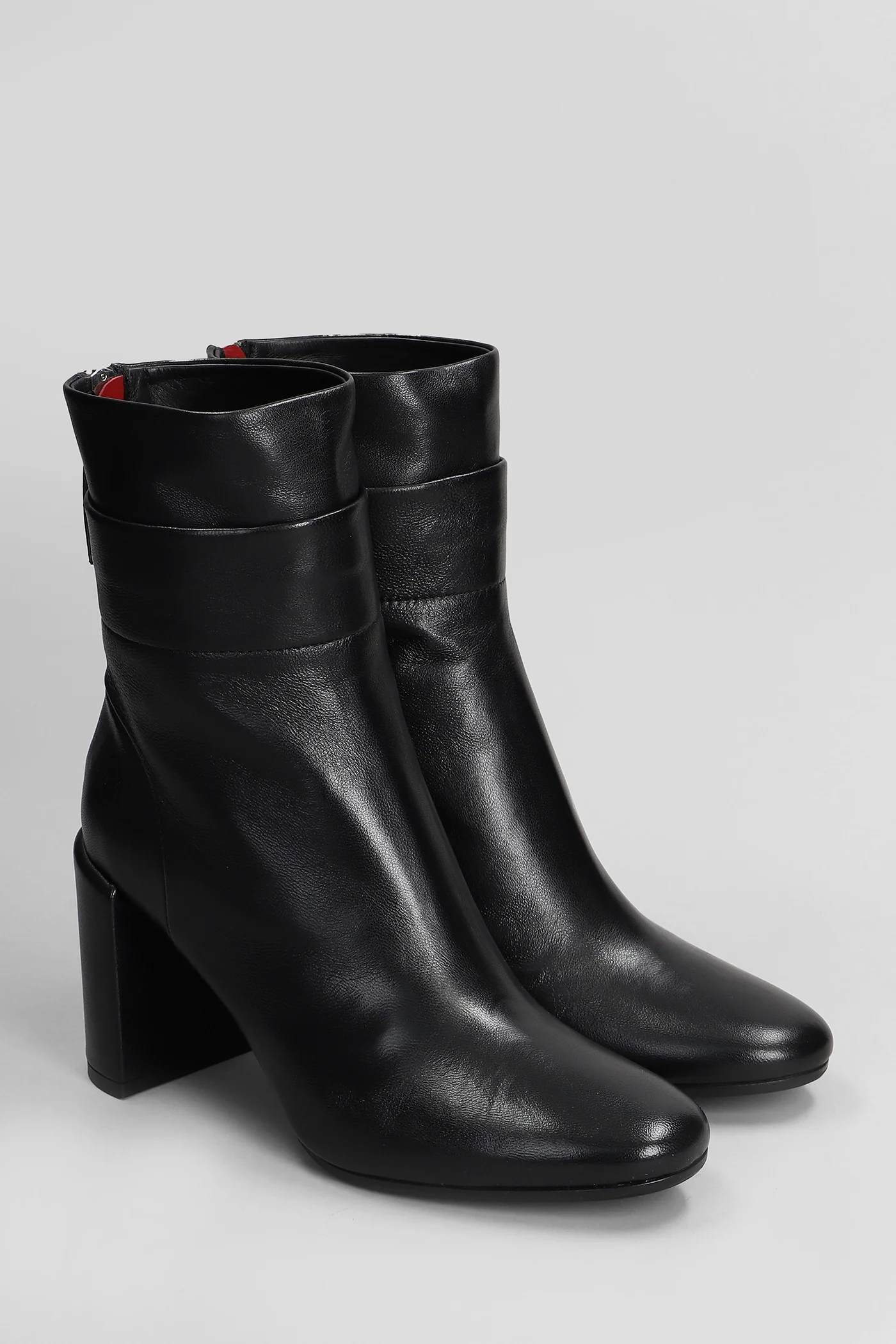 Baron High heels Ankle boots in black leather - Image 2
