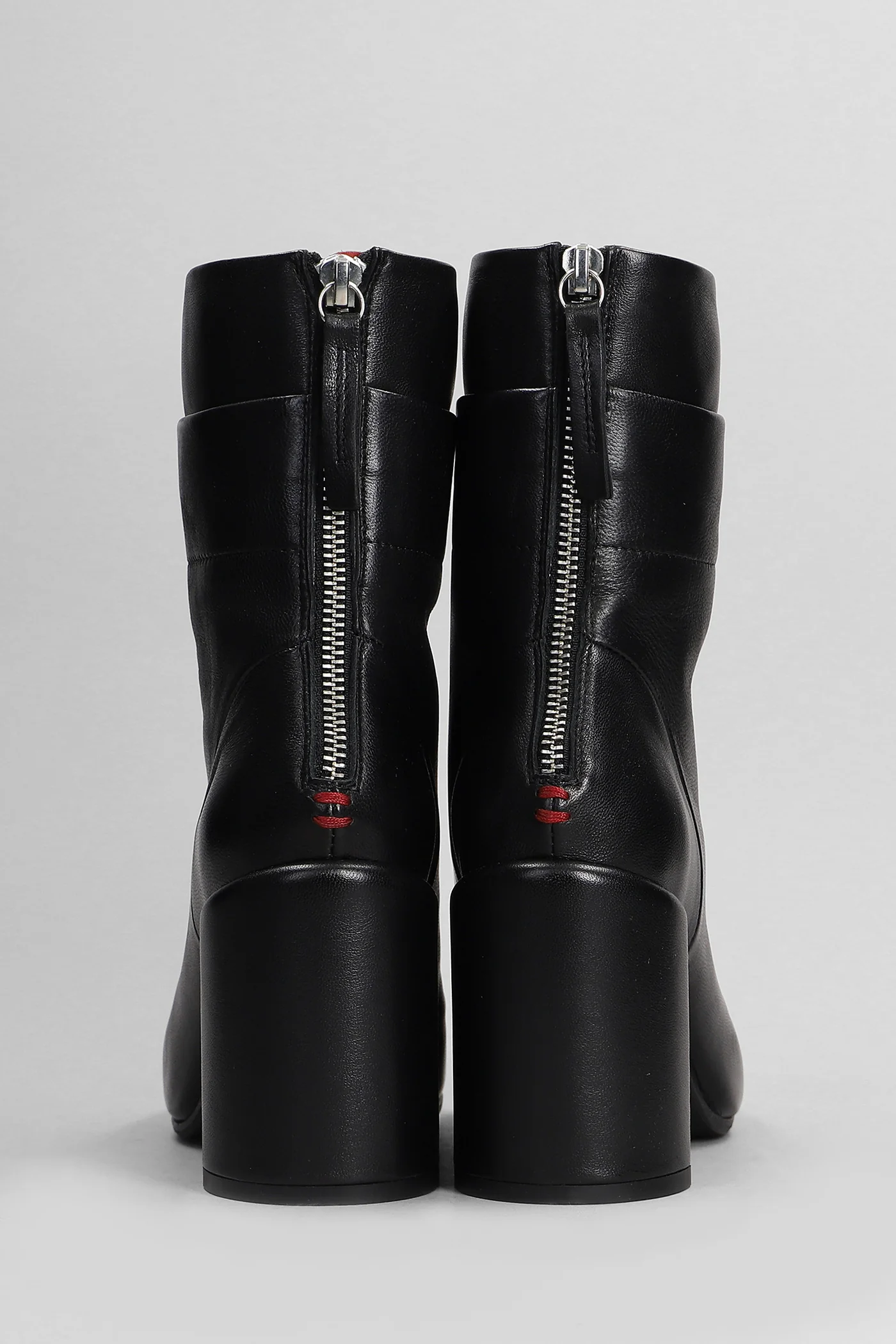 Baron High heels Ankle boots in black leather - Image 4