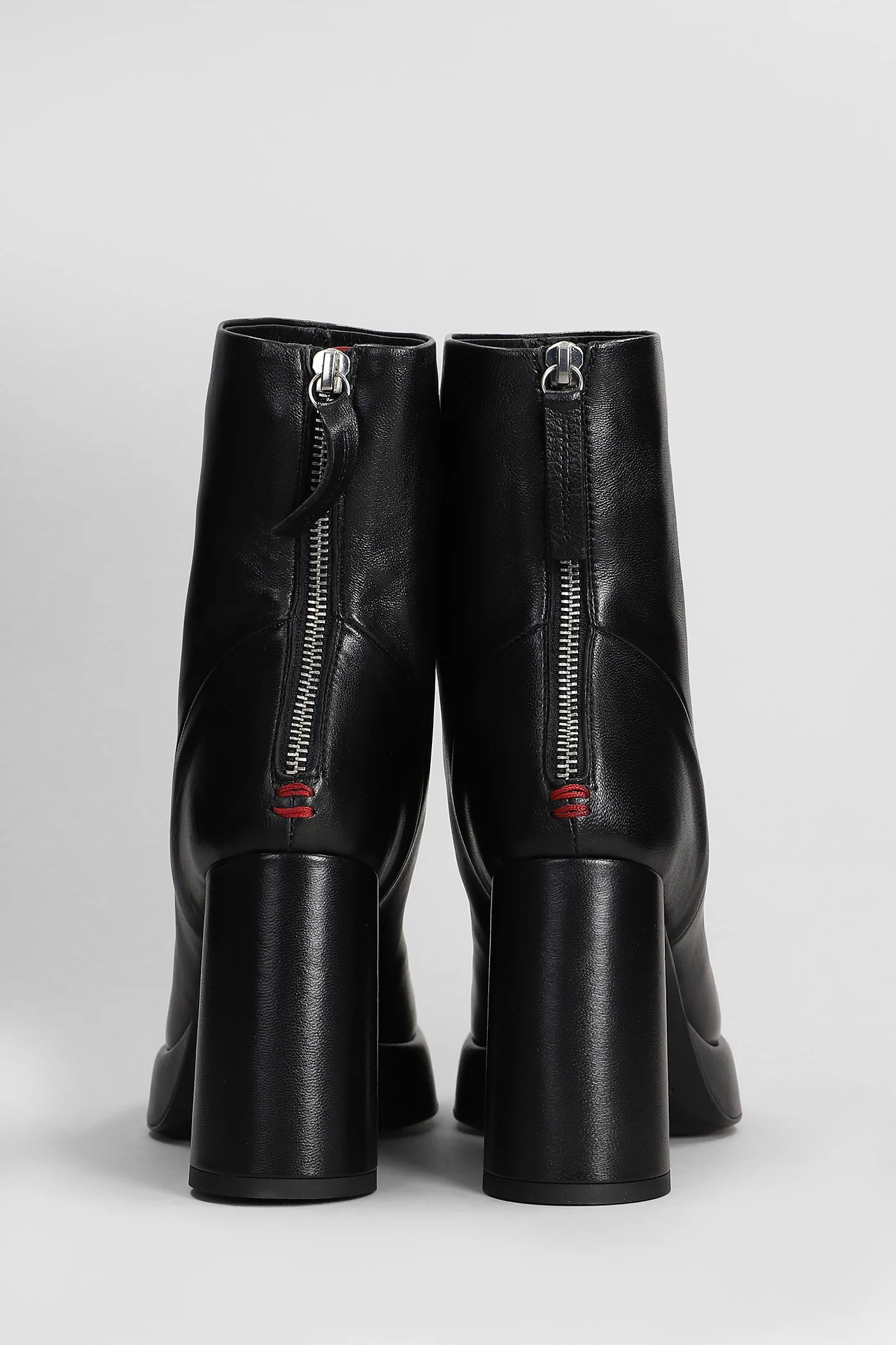 Baron High heels boots in black leather - Image 4