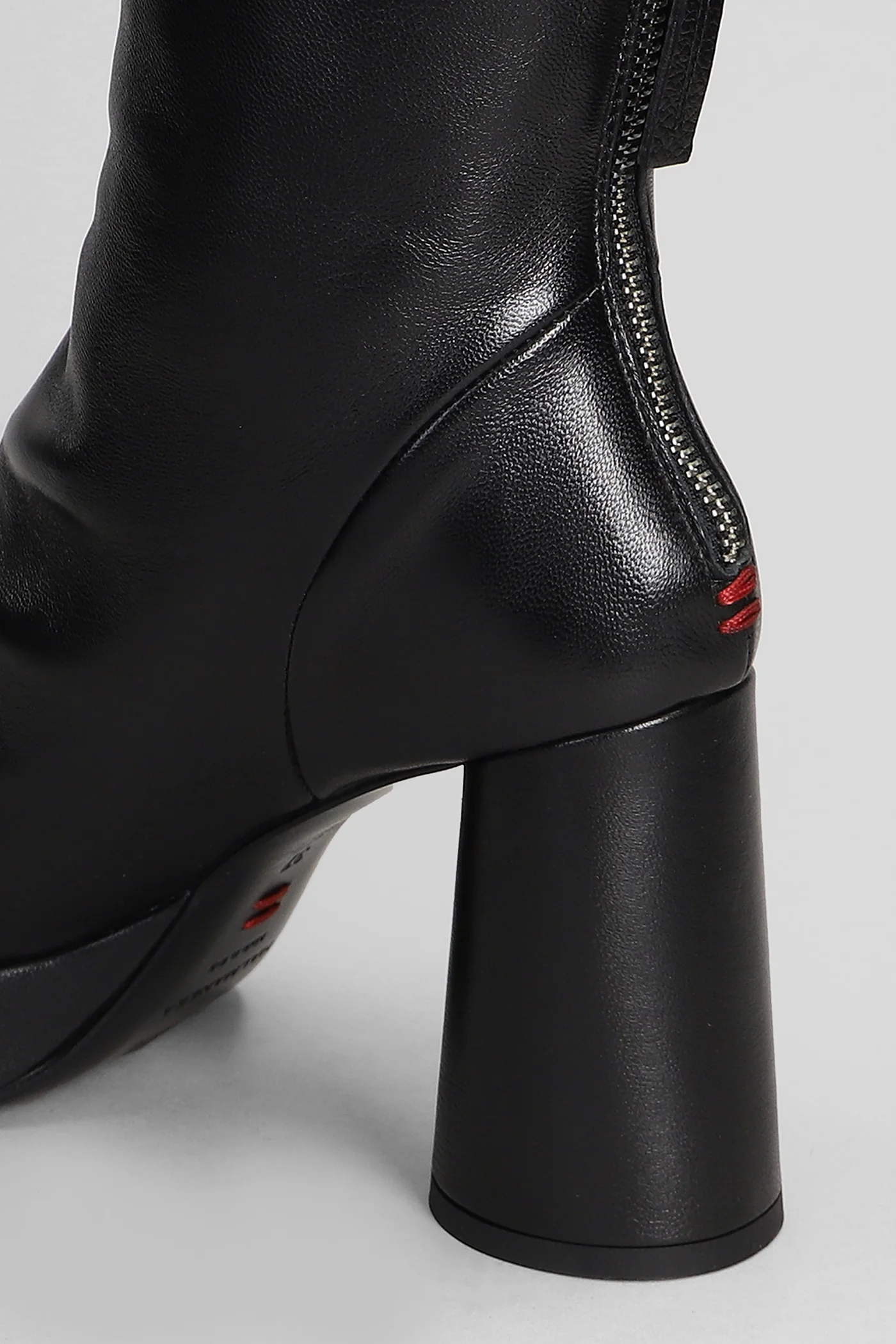 Baron High heels boots in black leather - Image 5