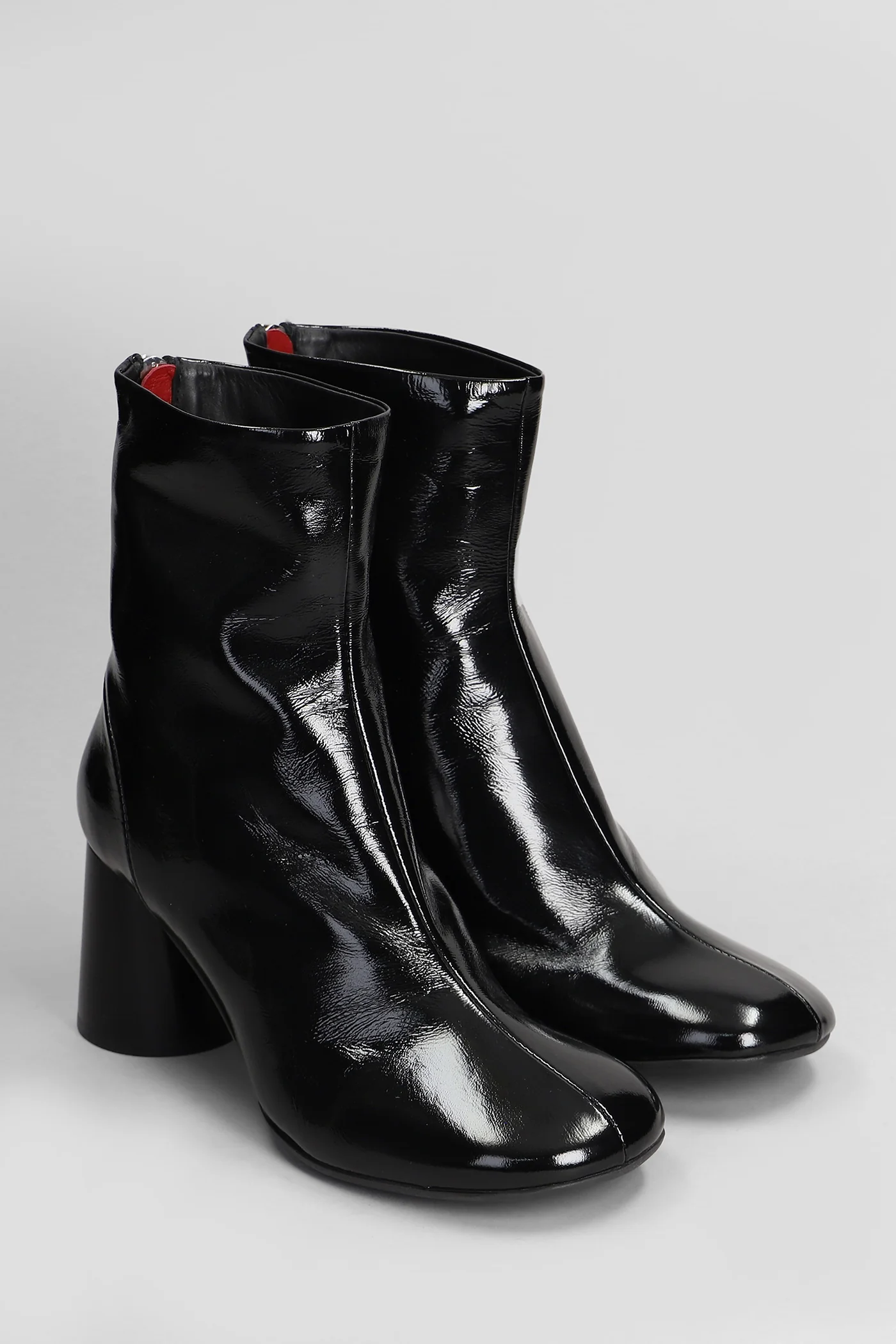 Glaze High heels Ankle boots in black leather - Image 2
