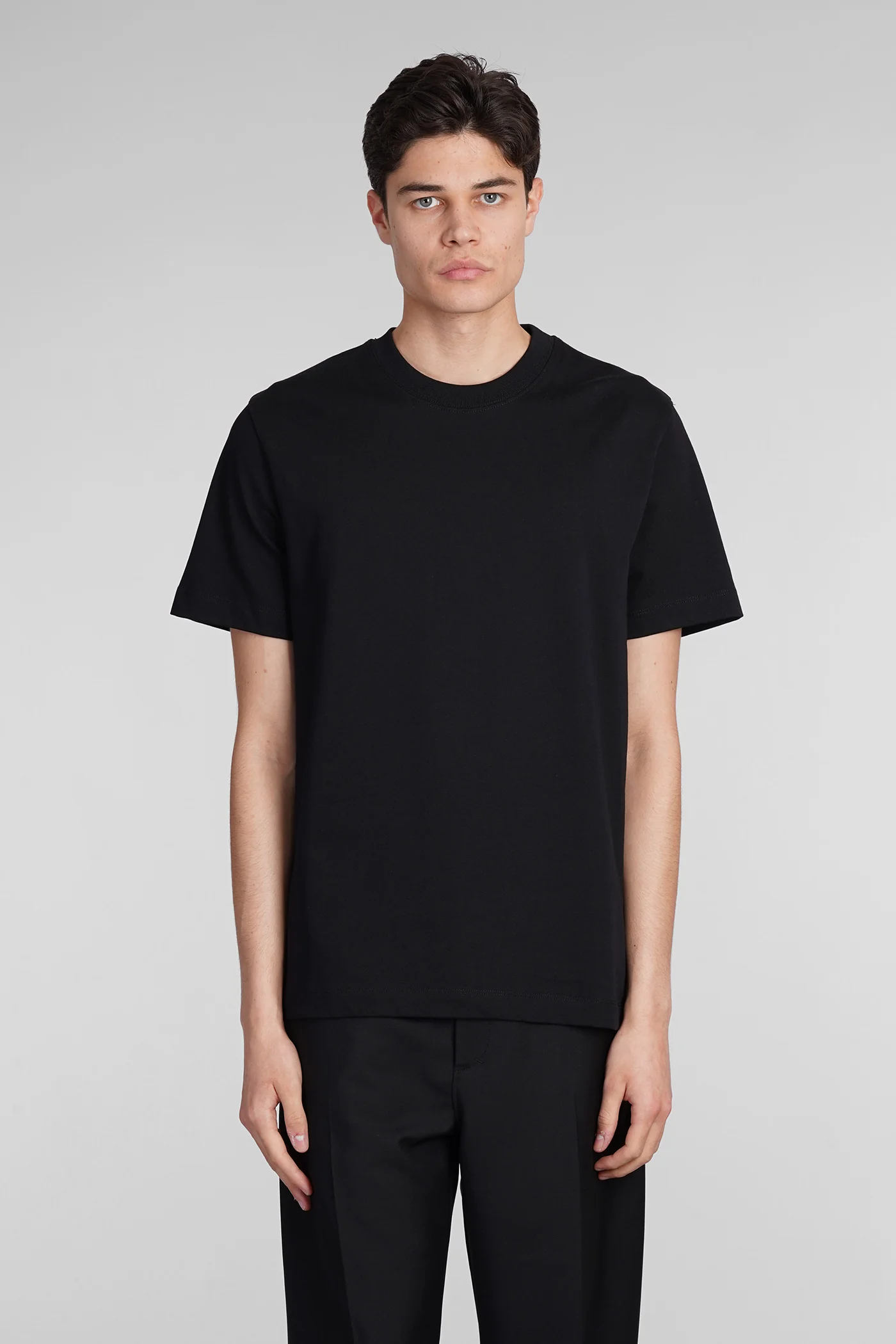 T-Shirt in black cotton