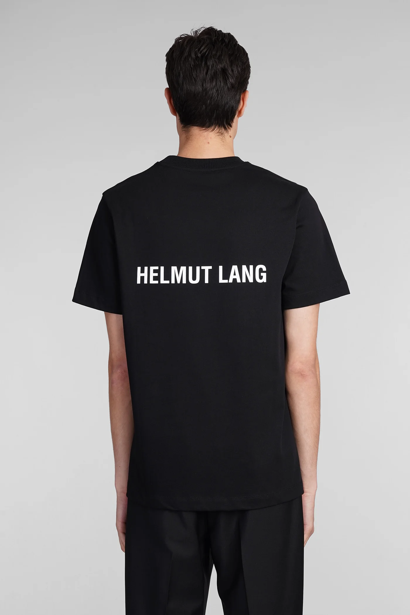T-Shirt in black cotton - Image 3