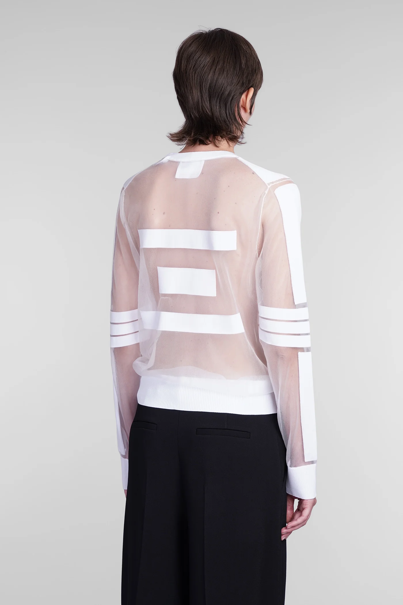 Topwear in white nylon - Image 3