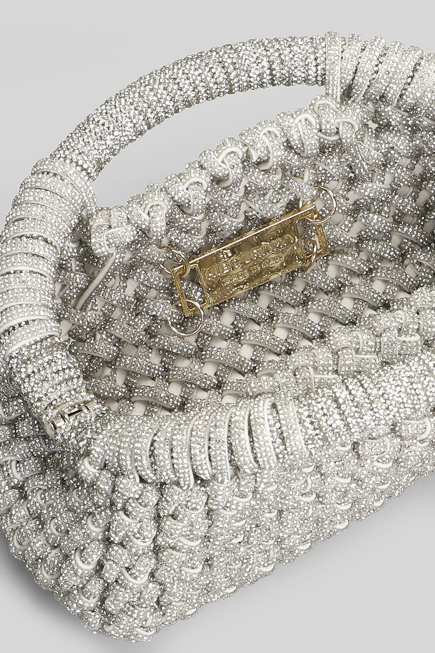 Olivia mini Clutch in silver Resin - Image 4