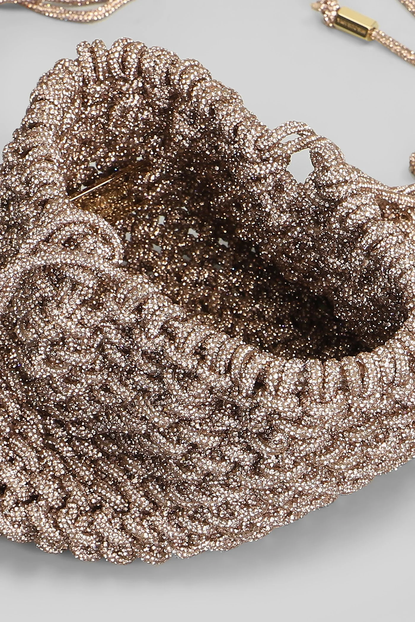 Penelope medium Clutch in bronze Resin - Image 4