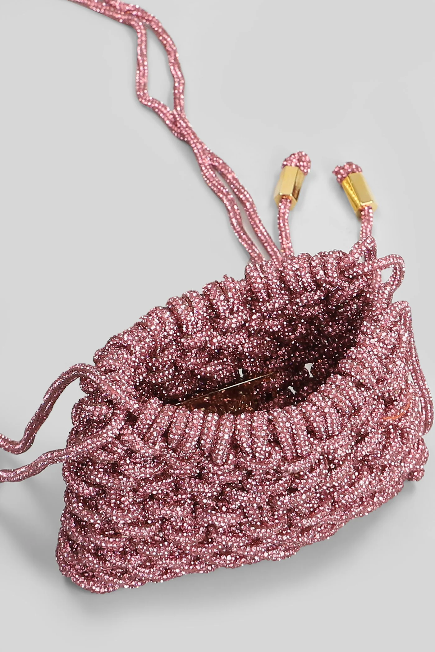 Penelope mini Shoulder bag in rose-pink Resin - Image 4