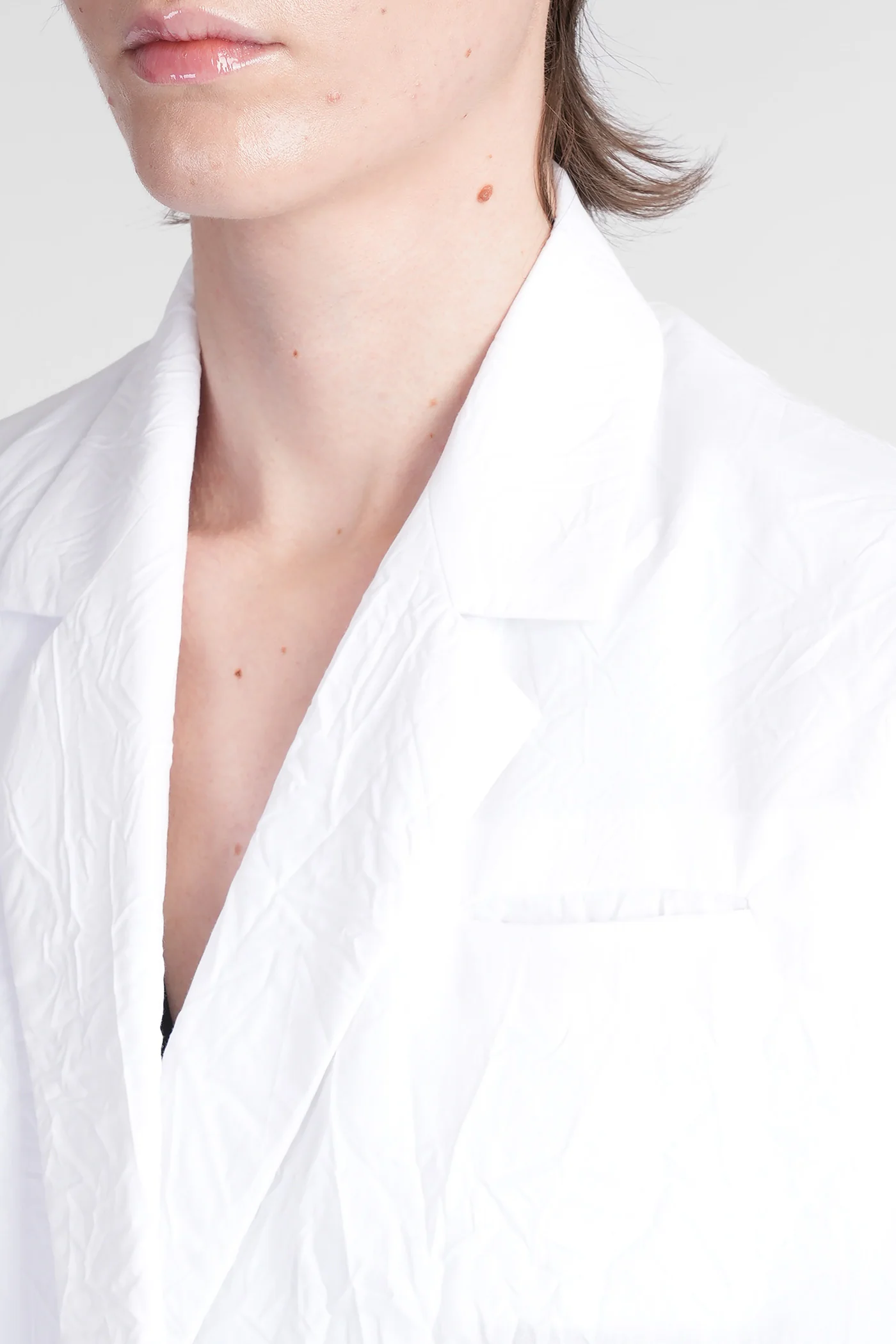 Jam Blazer in white cotton - Image 5