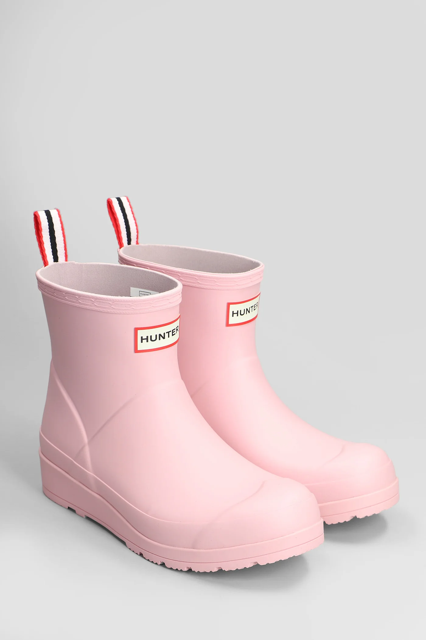 Play boot short low heels Ankle boots in rose-pink rubber/plasic - Image 2